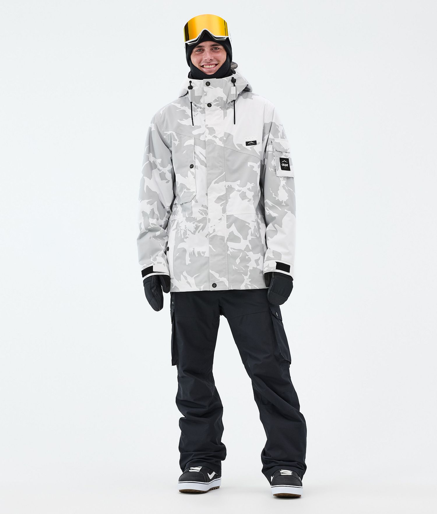 Combinaison de snowboard Dope Adept pour homme gris camo/noir