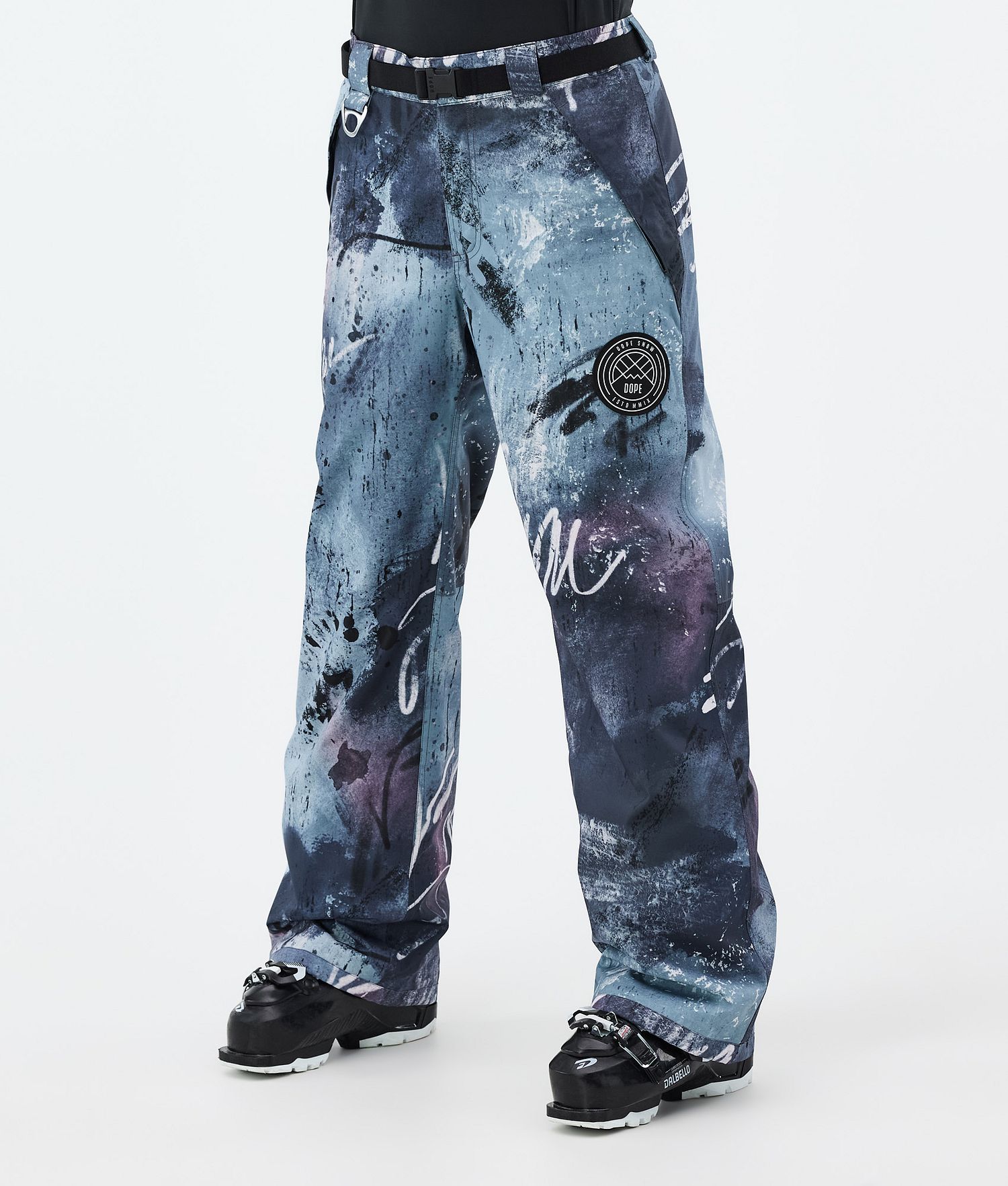 Pantalons de ski Dope Blizzard W Femme Bleu Punk