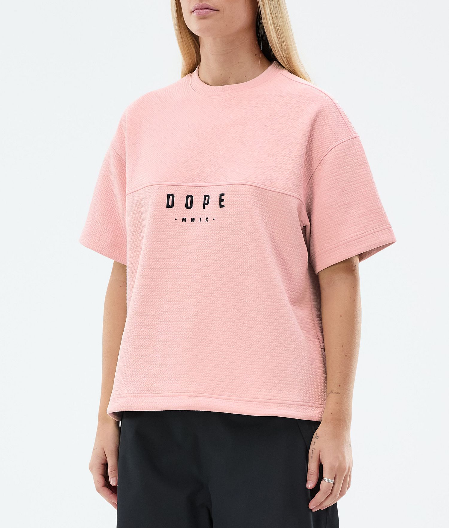T-shirt intermédiaire Dope Forge W femme Rose pêche doux