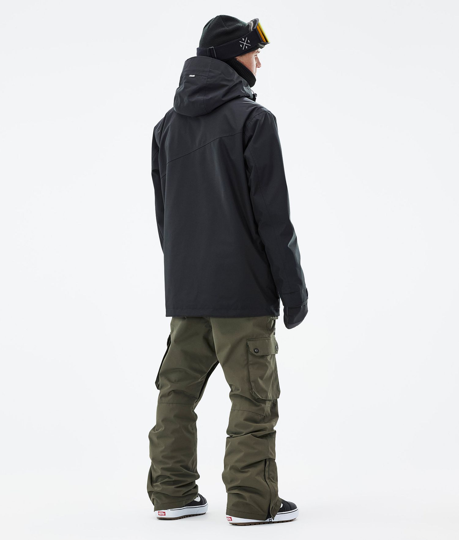 Ensemble de snowboard Dope Adept pour homme noir/vert olive