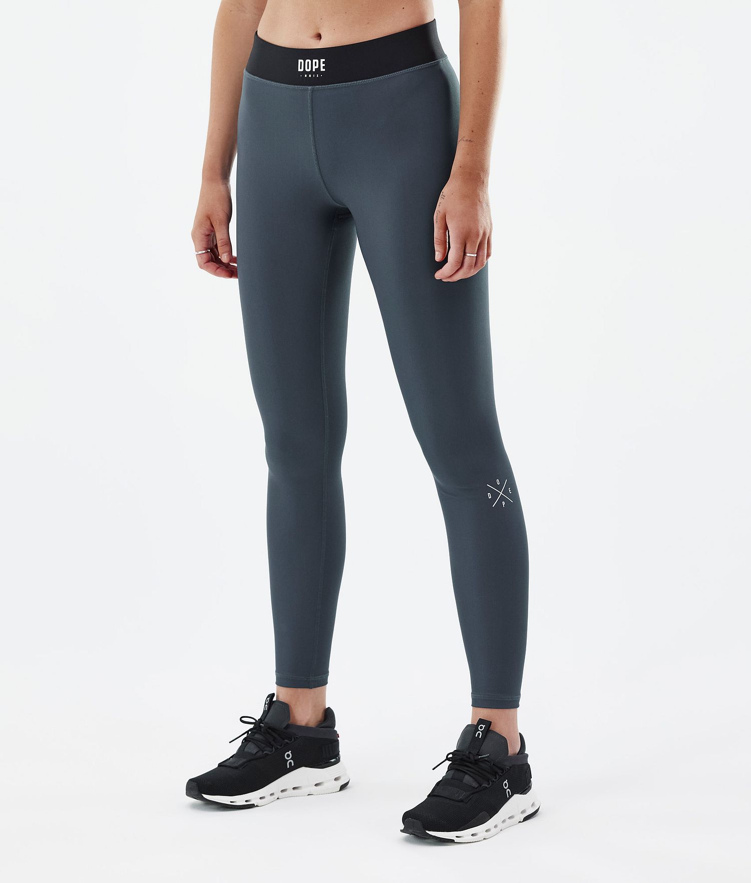 Leggings Dope Razor Femme Bleu Métallique