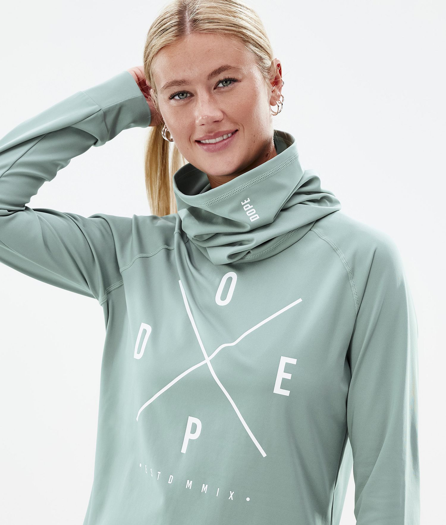 Dope Snuggle W 22 Base Layer Top Femme 2X-Up Vert Foncé