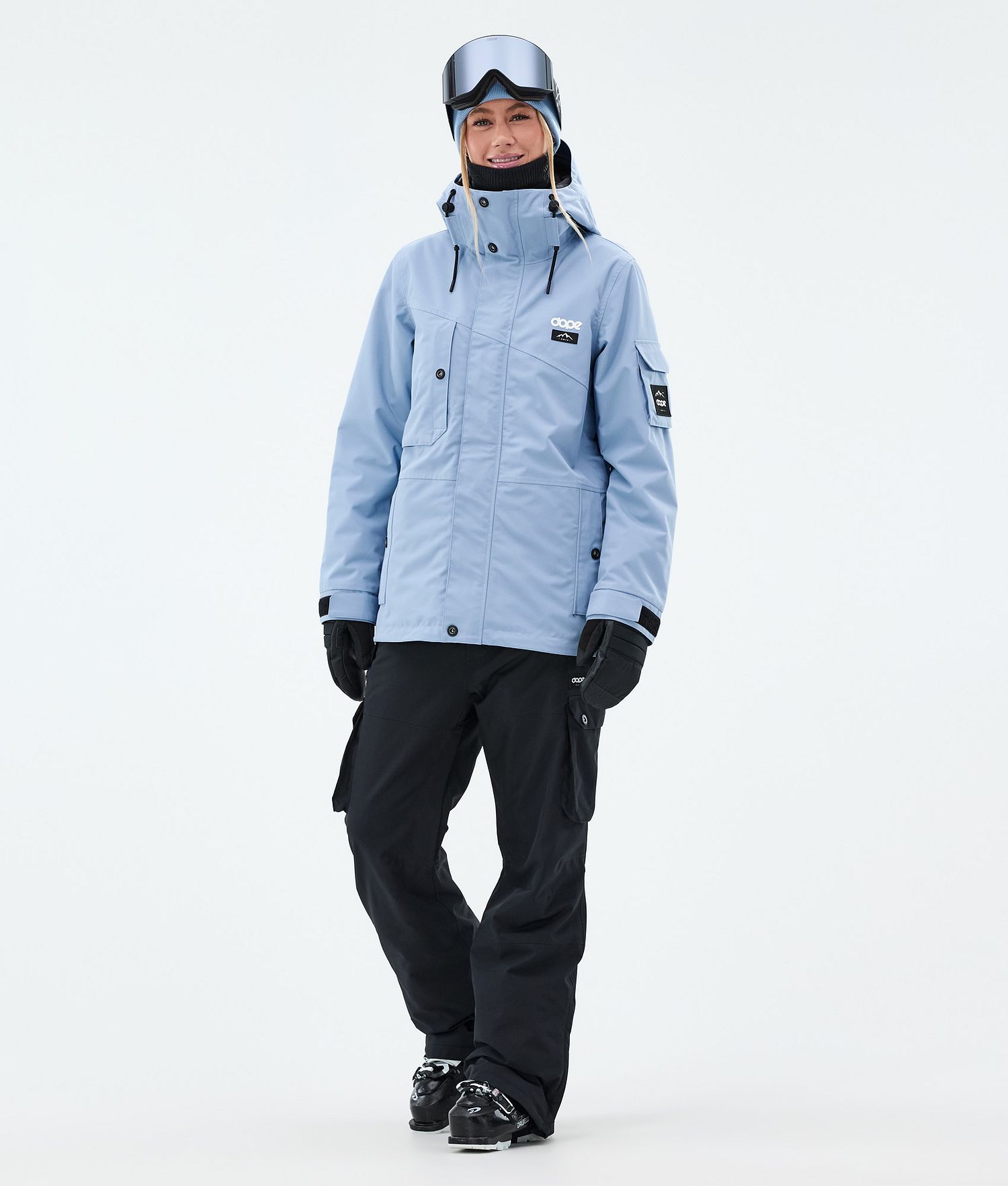 Dope Adept W Ski Jacket Femme Bleu Clair