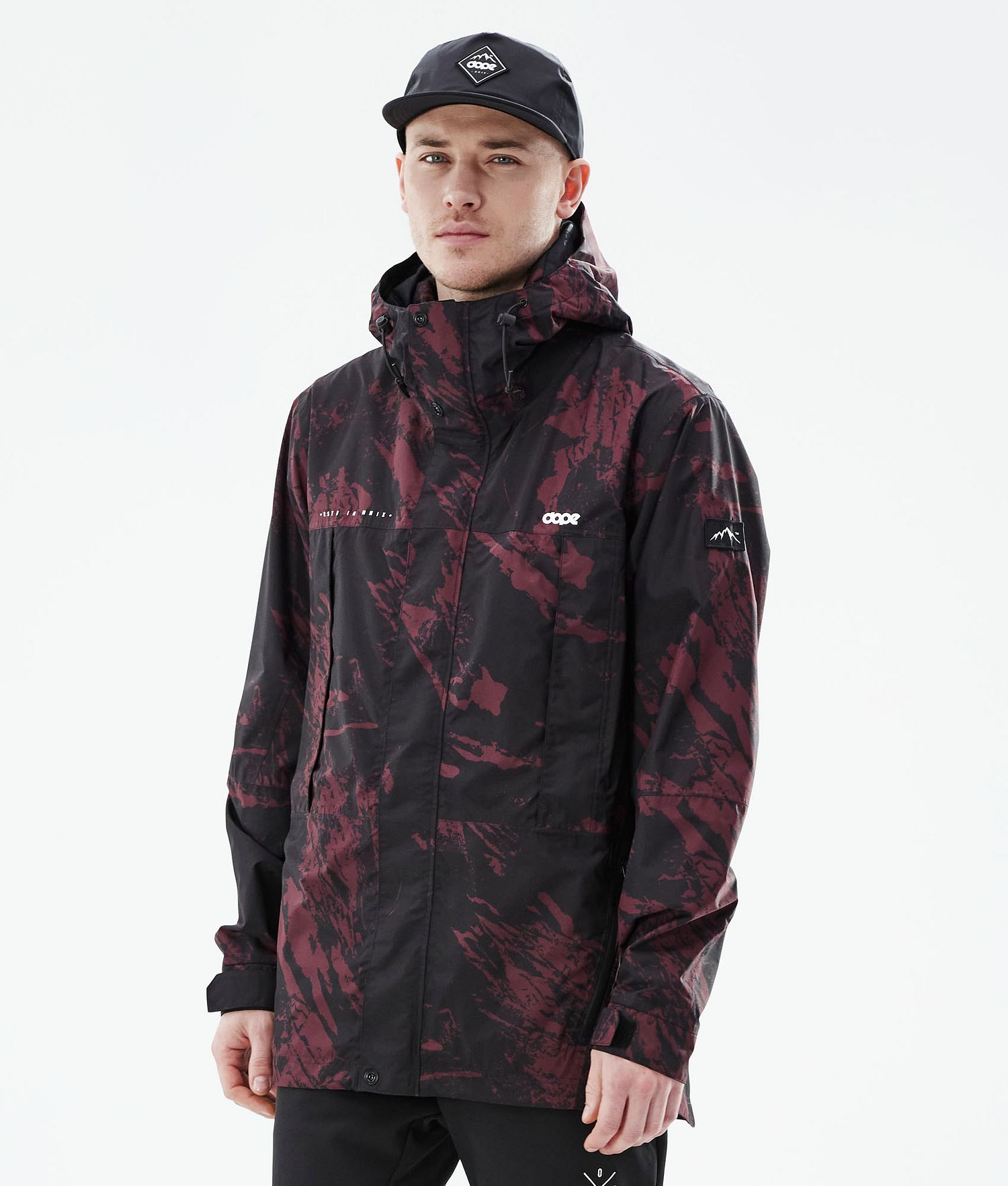Veste Extérieure Homme Dope Ranger Light Paint Burgundy