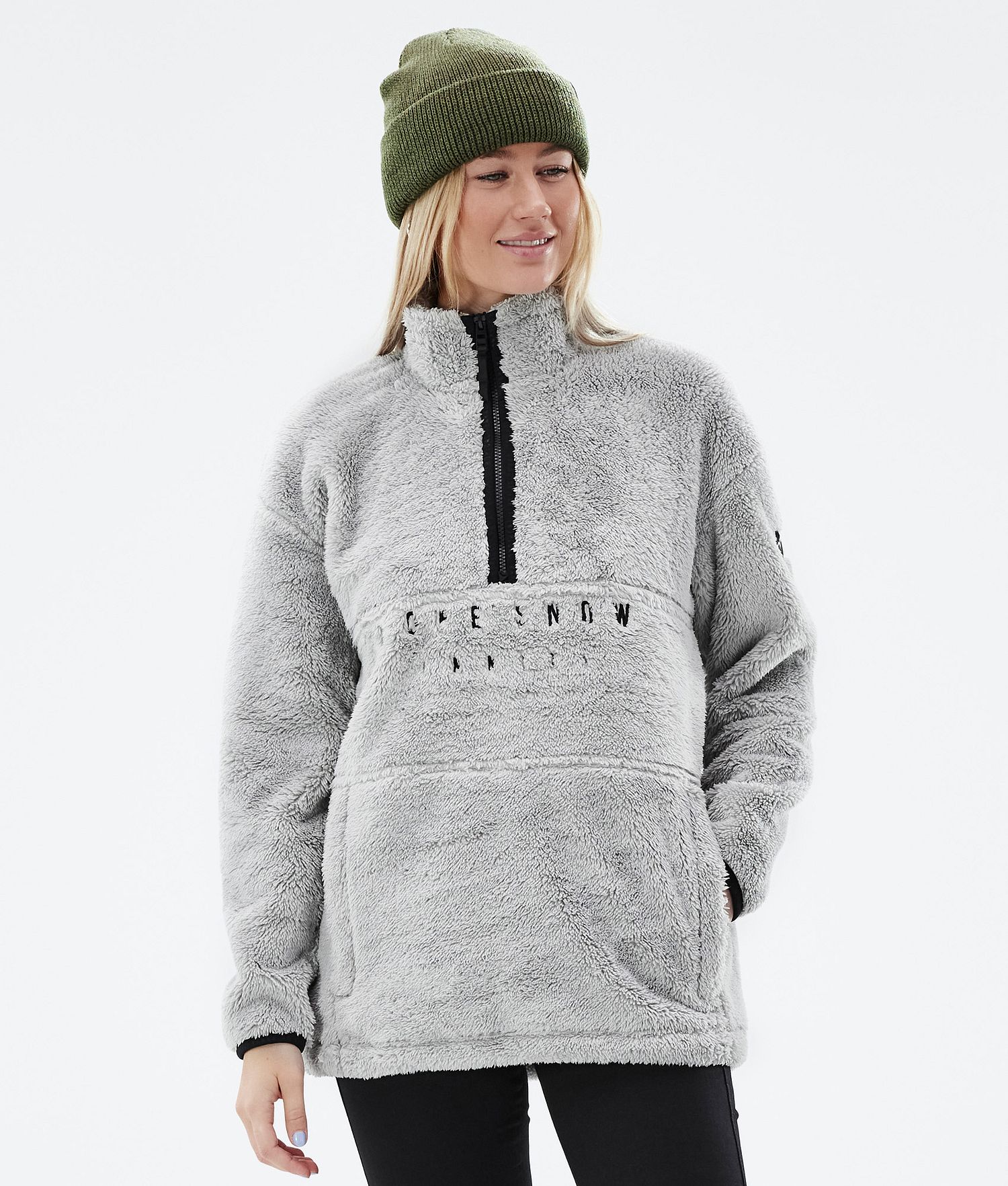 Pull-over en polaire Dope Pile W 22 Femme Gris clair
