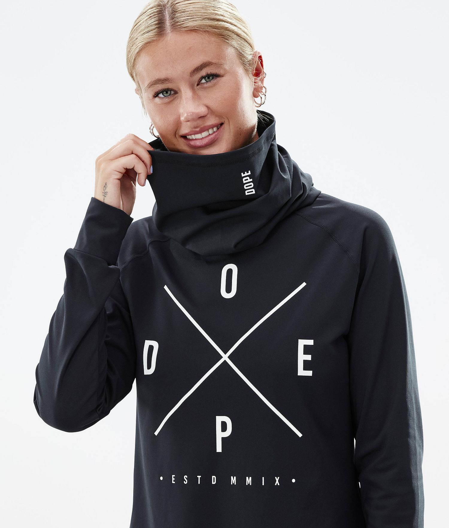 Dope Snuggle W 22 Base Layer Top Femme 2X-Up Noir