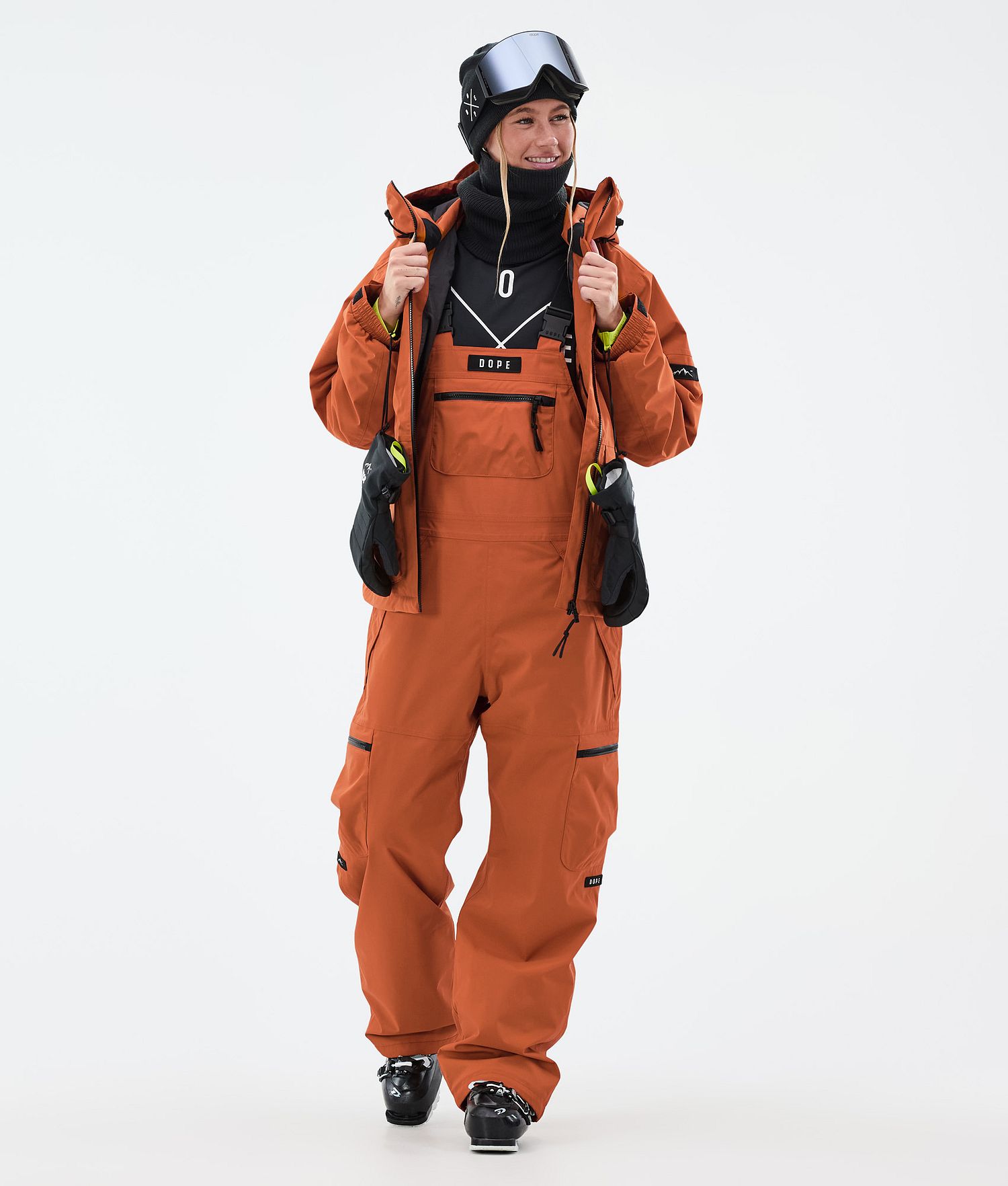 Pantalons de ski Dope Vertex W Burned Orange