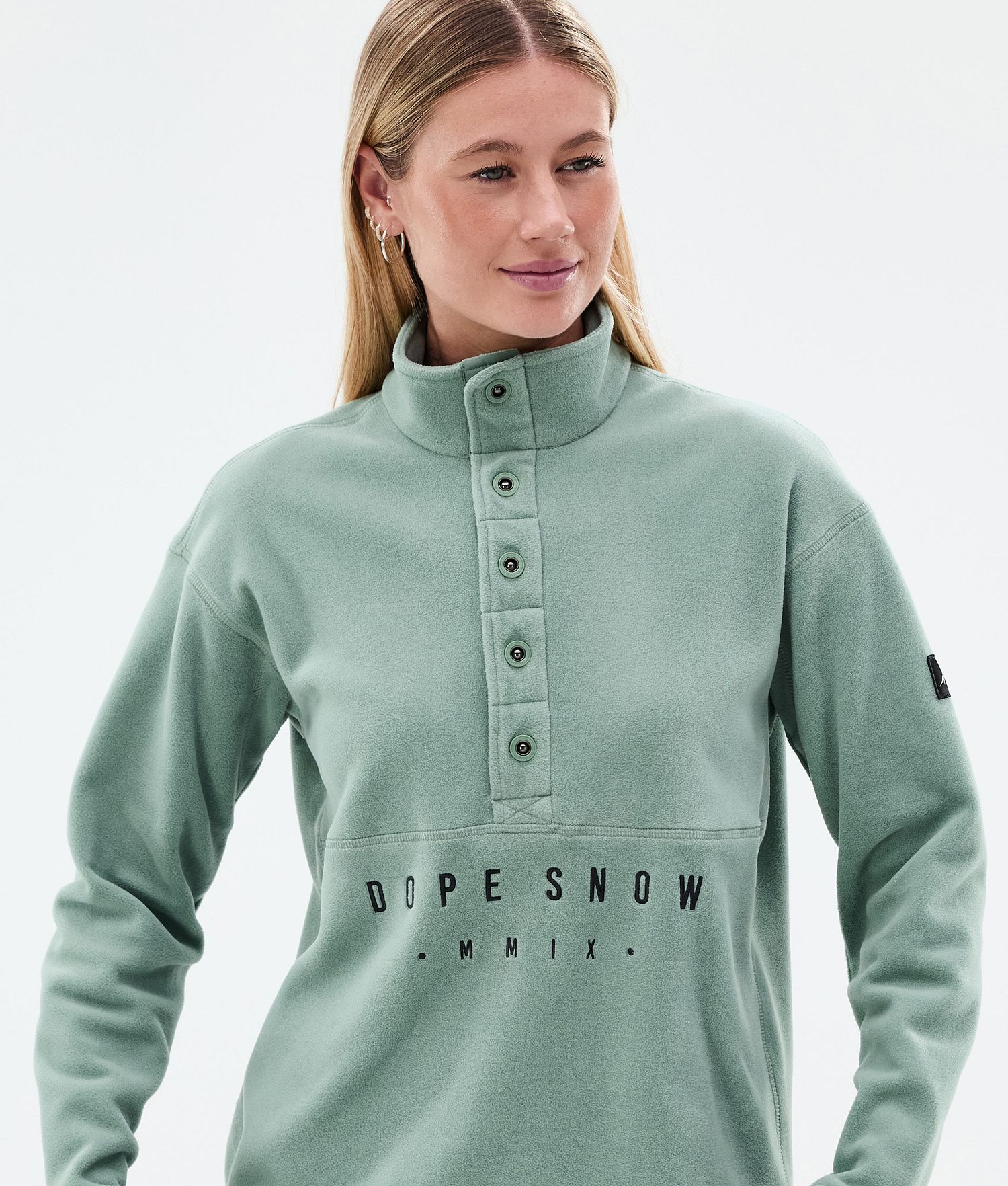 Pull-over Dope Comfy W Fleece Femme Vert Foncé