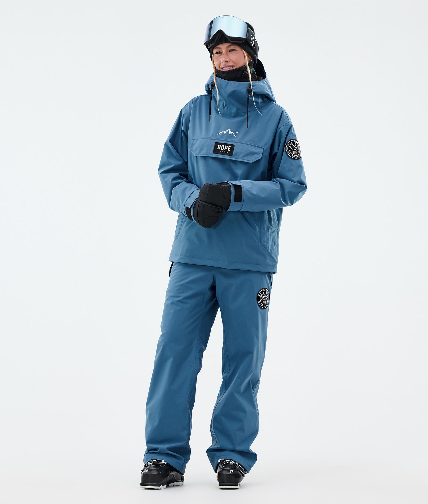 Pantalon de ski Dope Blizzard W Femme Bleu Steel