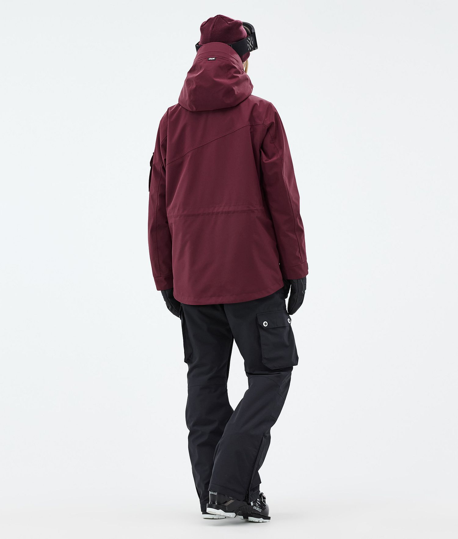 Dope Adept W Ski Jacket Femme Bourgogne