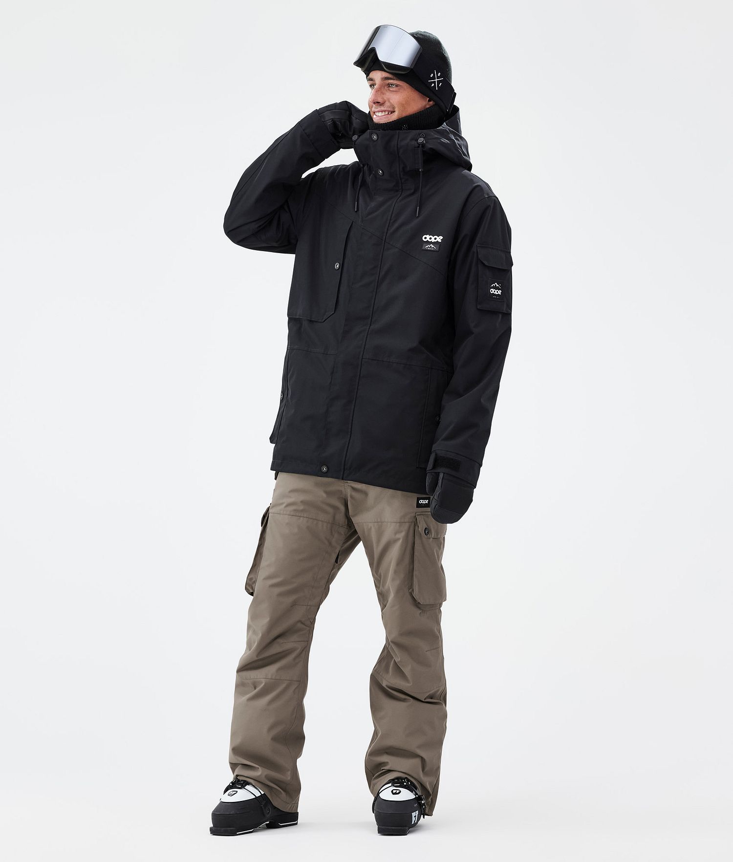 Pantalons de ski Iconiques Dope Homme Marron