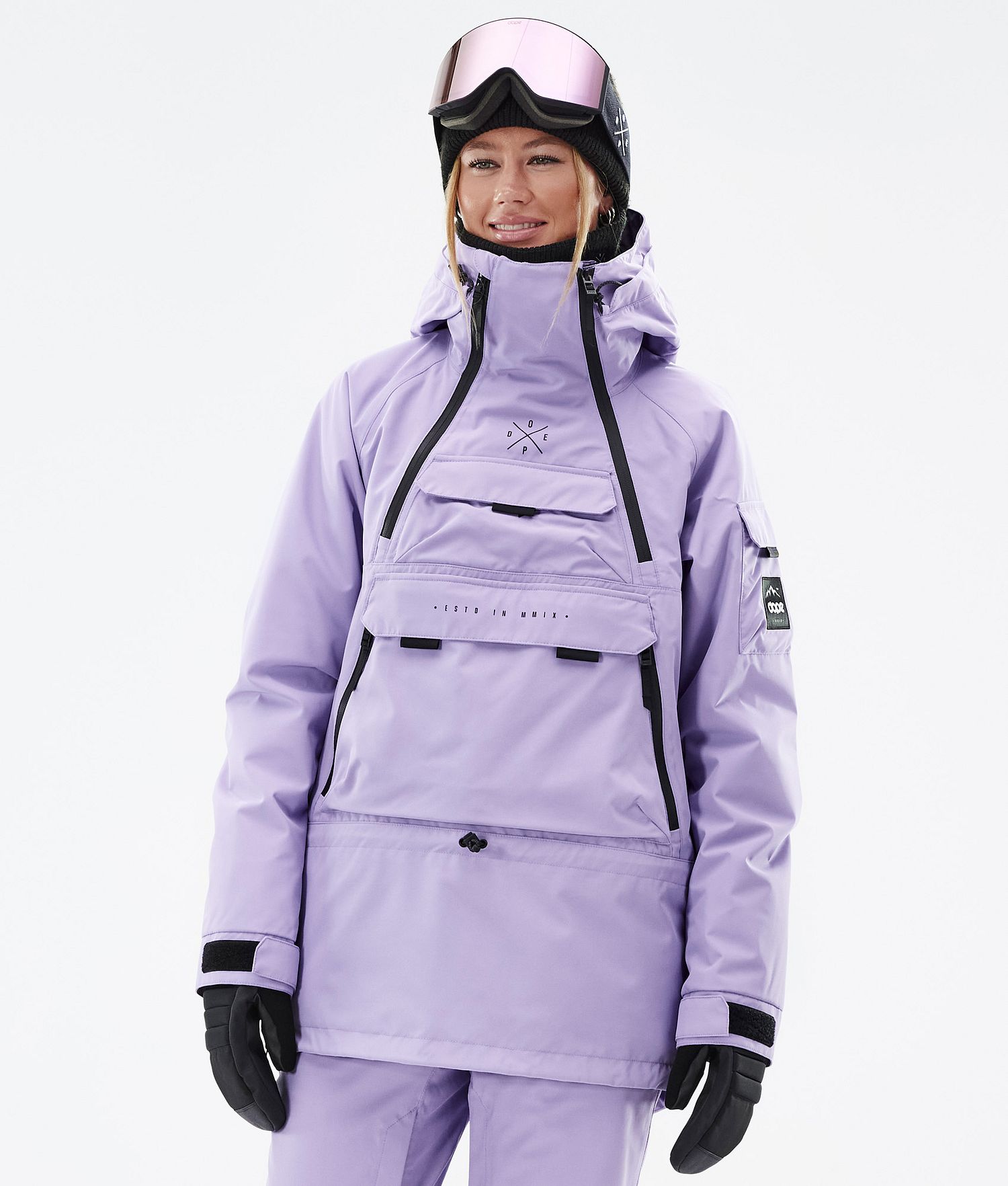 Dope Akin W Snowboard Jacket Femme Violet Foncé