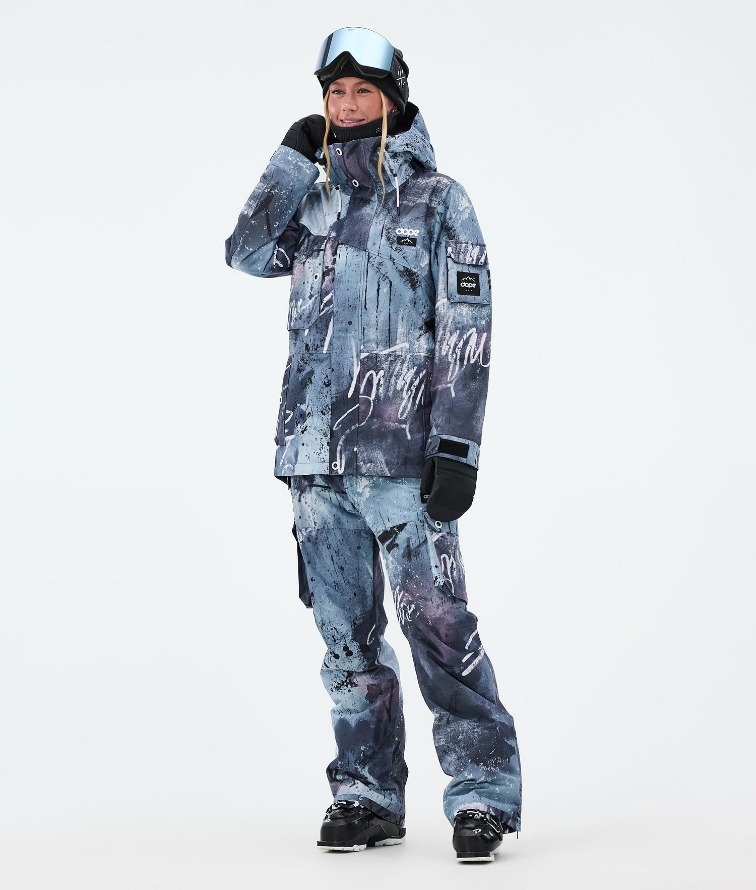 Dope Adept W Ski Jacket Femme Punk Blue