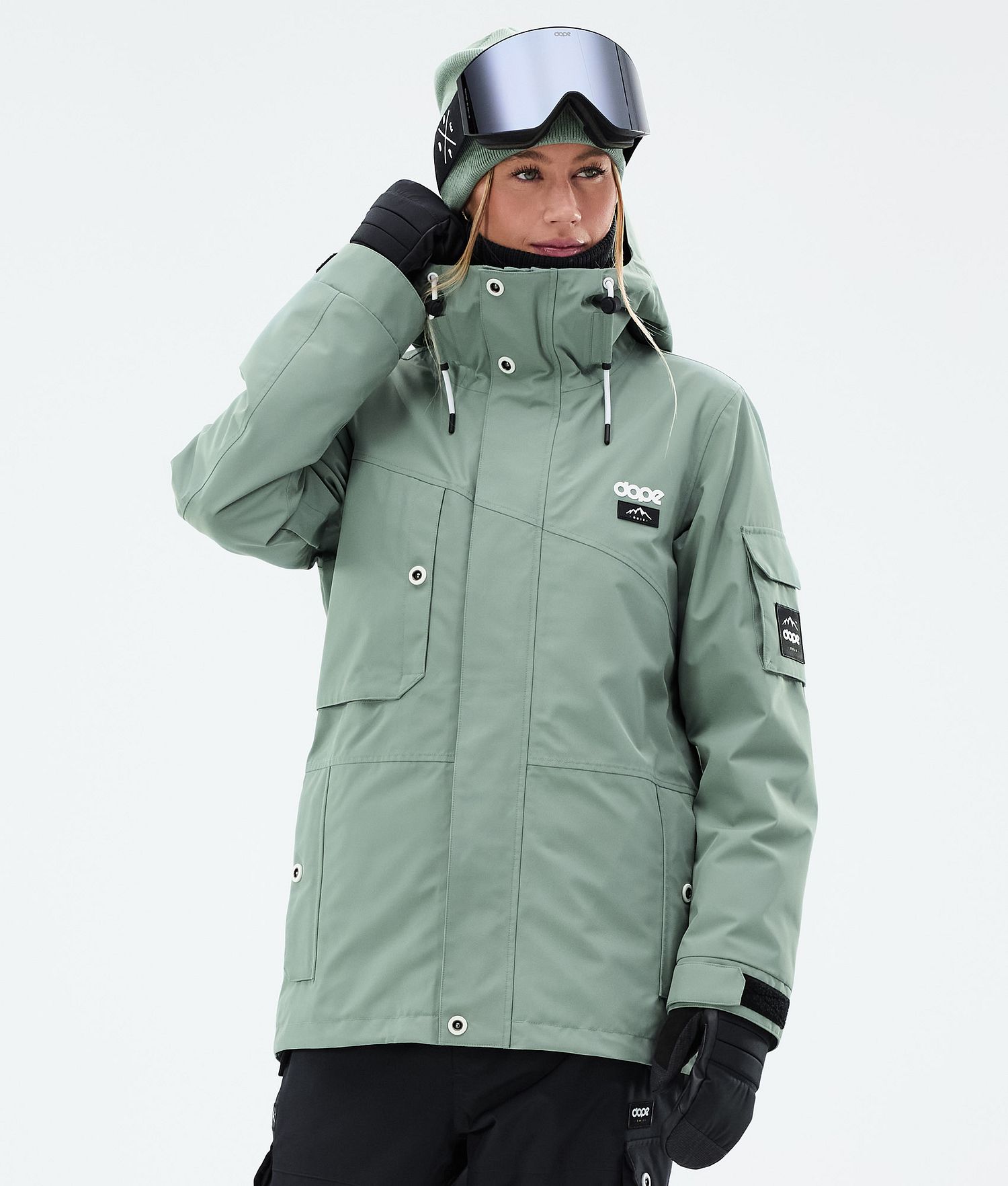 Dope Adept W Snowboard Jacket Femme Vert Foncé
