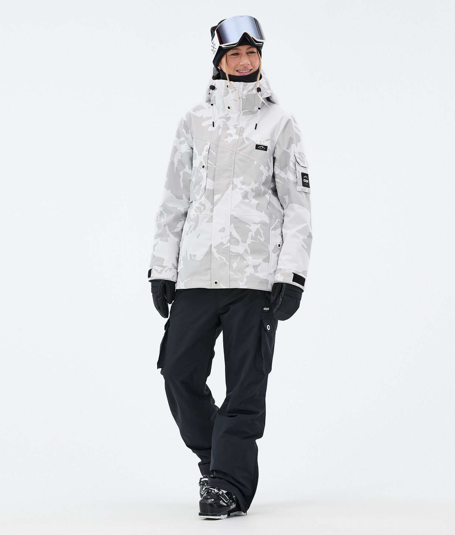 Dope Adept W Ski Jacket Femme Gris Camo