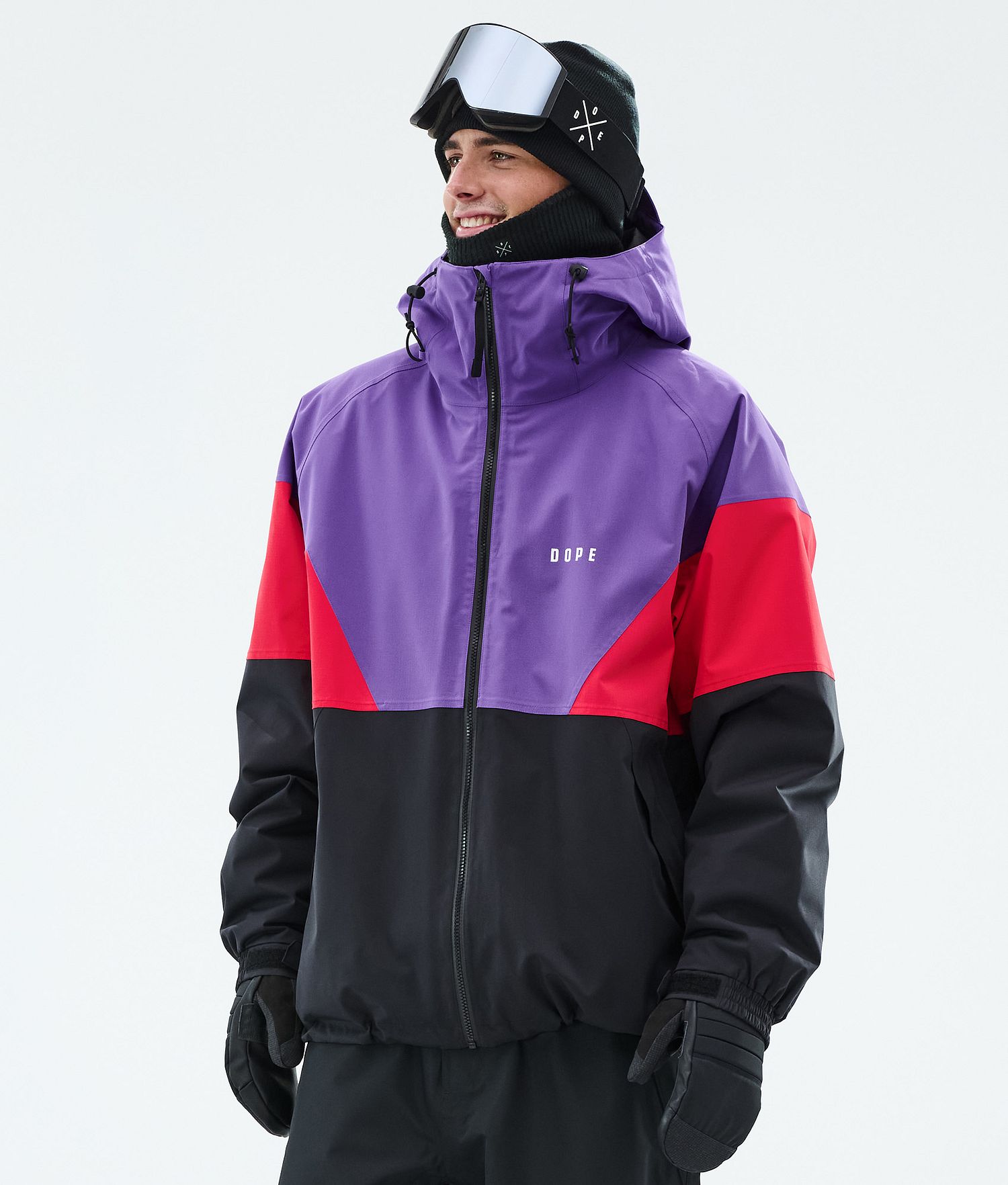 Dope Spartan Jacket Homme Sport Violet Vif/Rouge/Noir