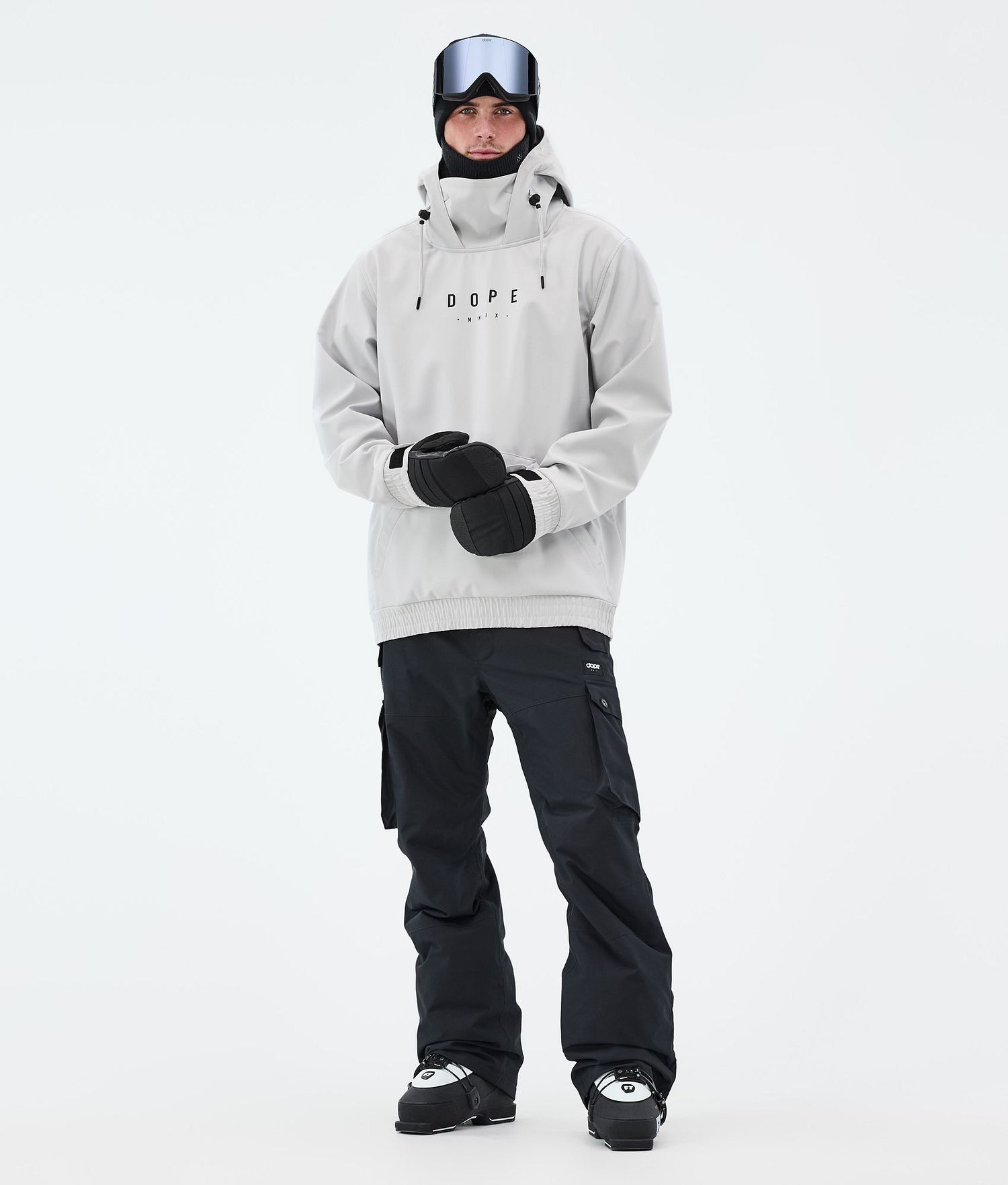 Combinaison de ski Yeti Dope pour homme gris clair/noir