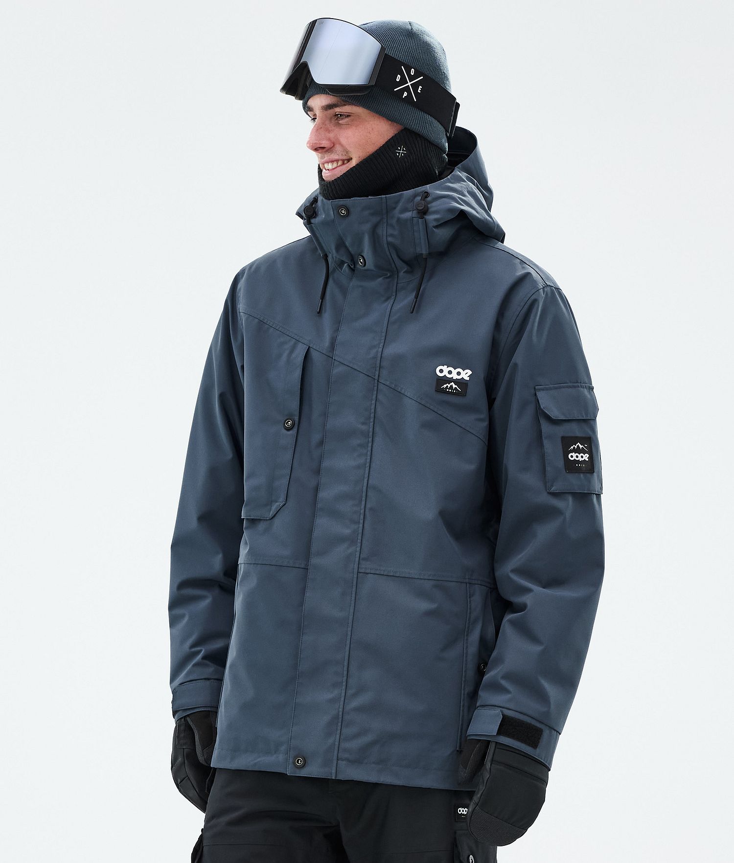 Dope Adept Veste de Snowboard Homme Bleu Métallique