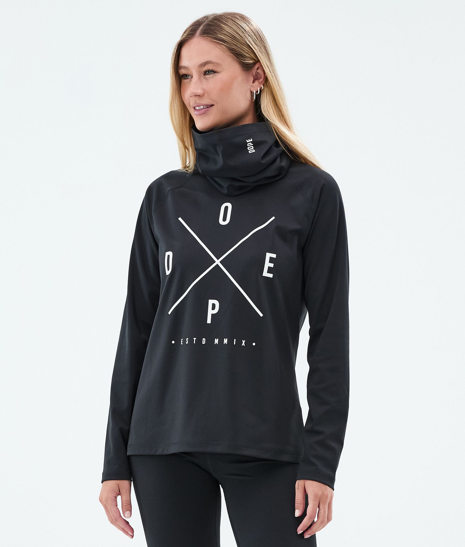 Dope Snuggle W Base Layer Top Femme 2X-Up Noir Dope Snuggle W Base Layer Top Femme 2X-Up Noir