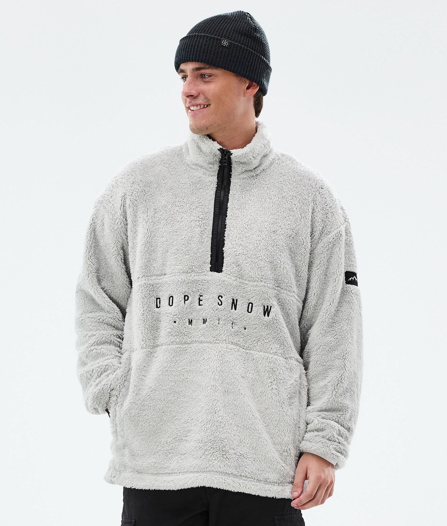 Pull-over en polaire Dope Pile Homme Gris clair