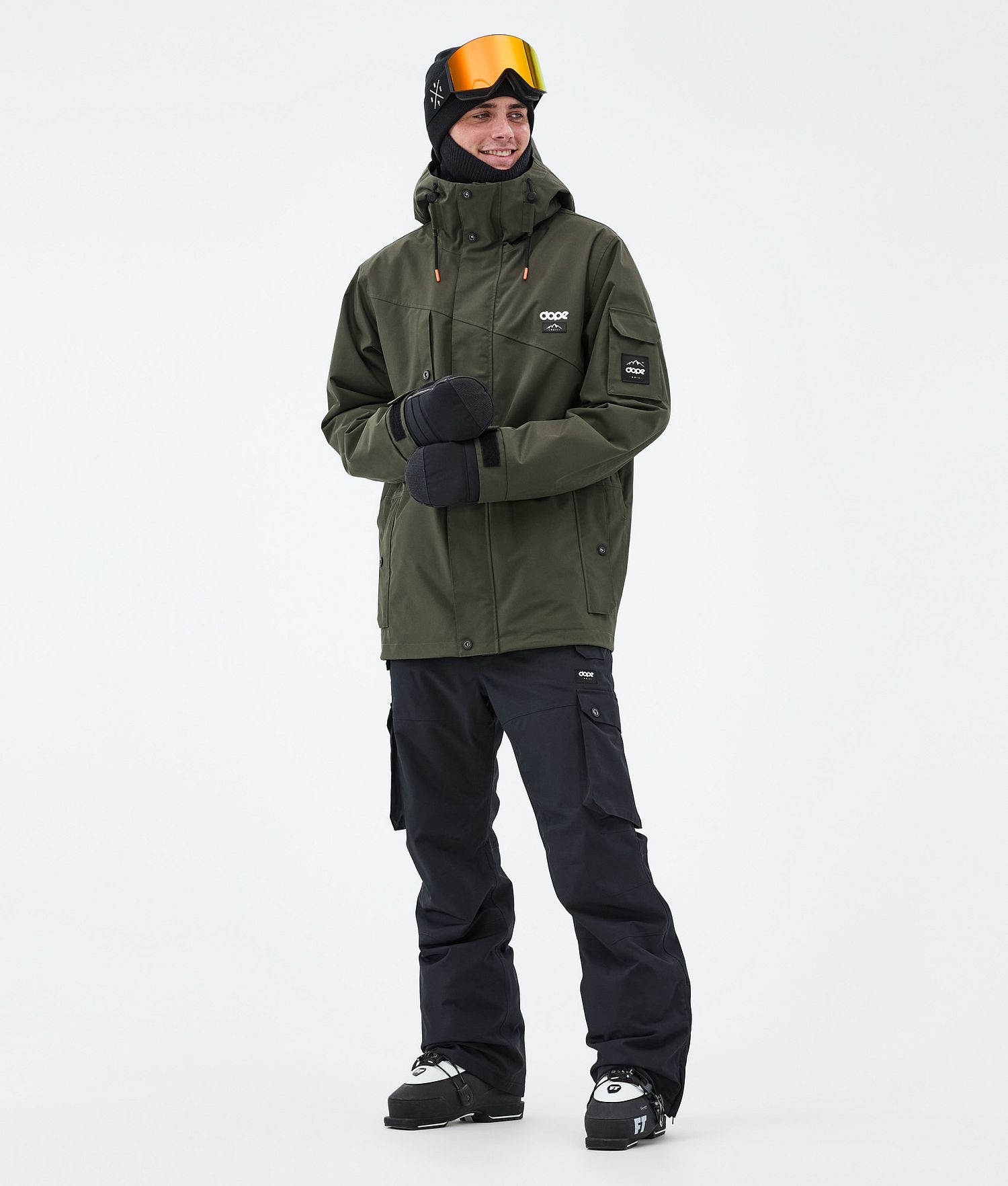Veste de ski Dope Adept Homme Olive Vert