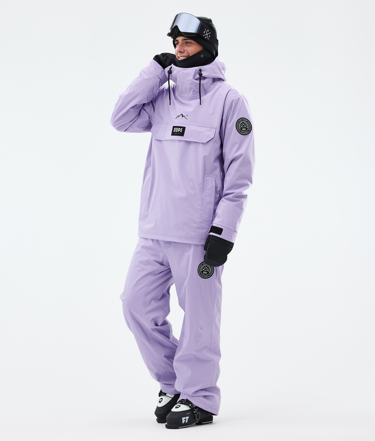 Pantalons de ski Dope Blizzard pour homme, violet foncé