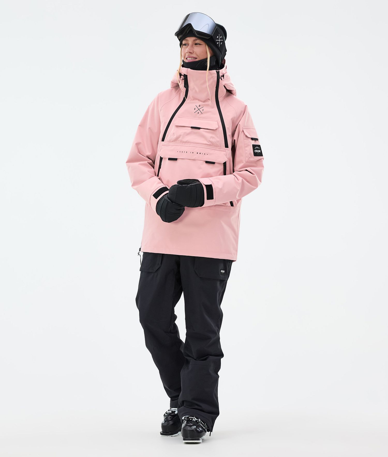 Dope Akin W Ski Jacket Femme Rose Doux