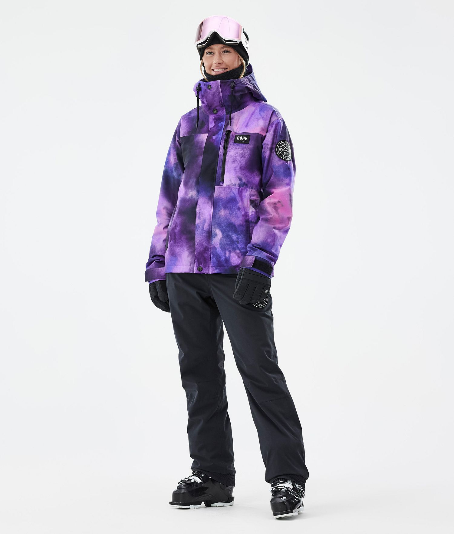Dope Blizzard W Full Zip Ski Jacket Femme Crépuscule