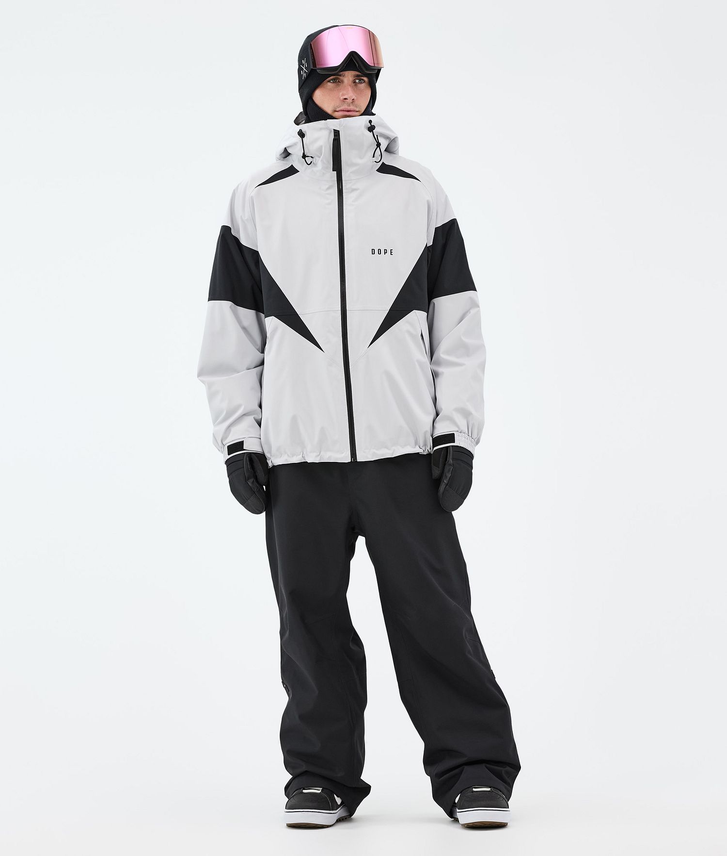 Dope Spartan Snowboard Jacket Homme Spike Light Grey/Black