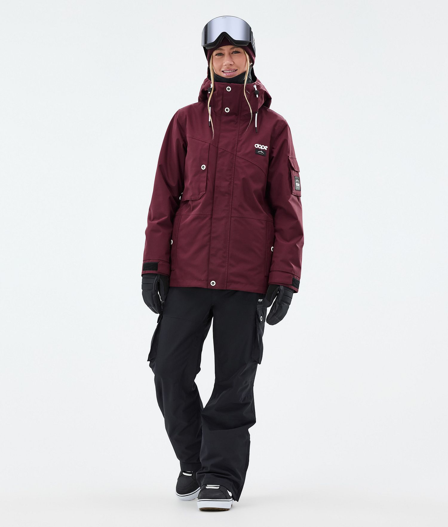 Dope Adept W Snowboard Jacket Femme Bourgogne