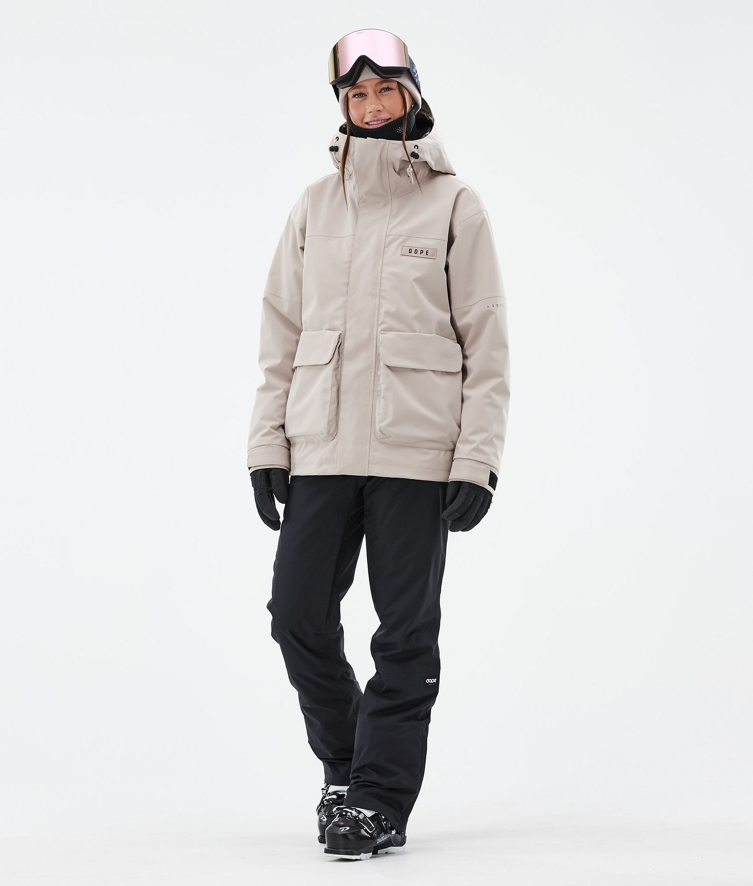Dope Acme W Ski Jacket Femme Sable