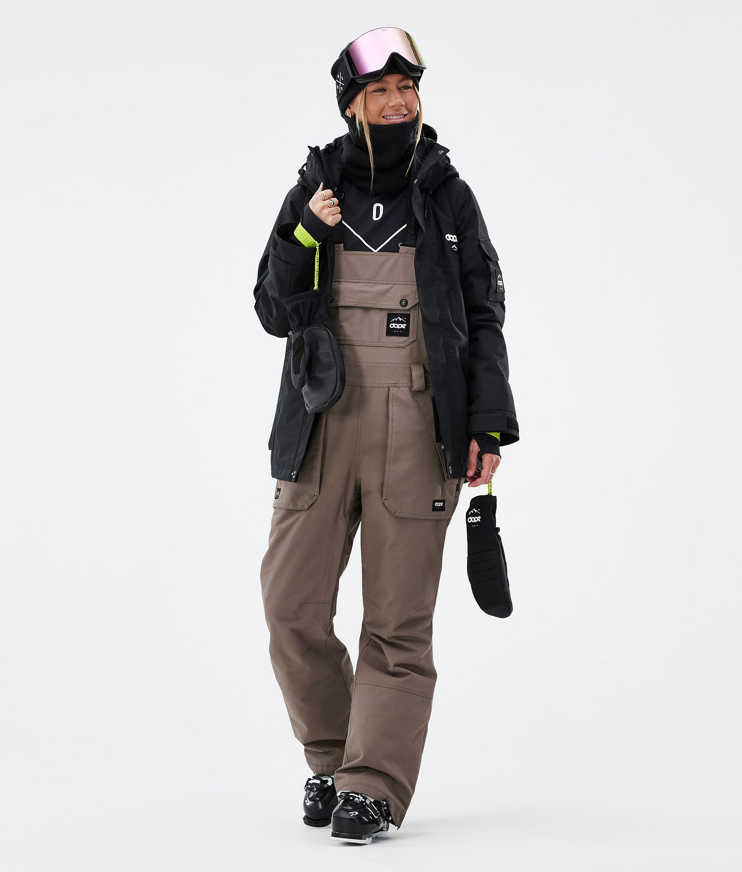 Pantalon de ski Dope Notorious B.I.B W Femme Marron