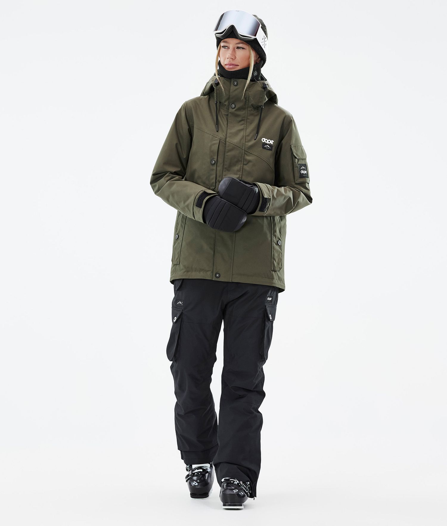 Ensemble de ski Dope Adept W femme olive/noir