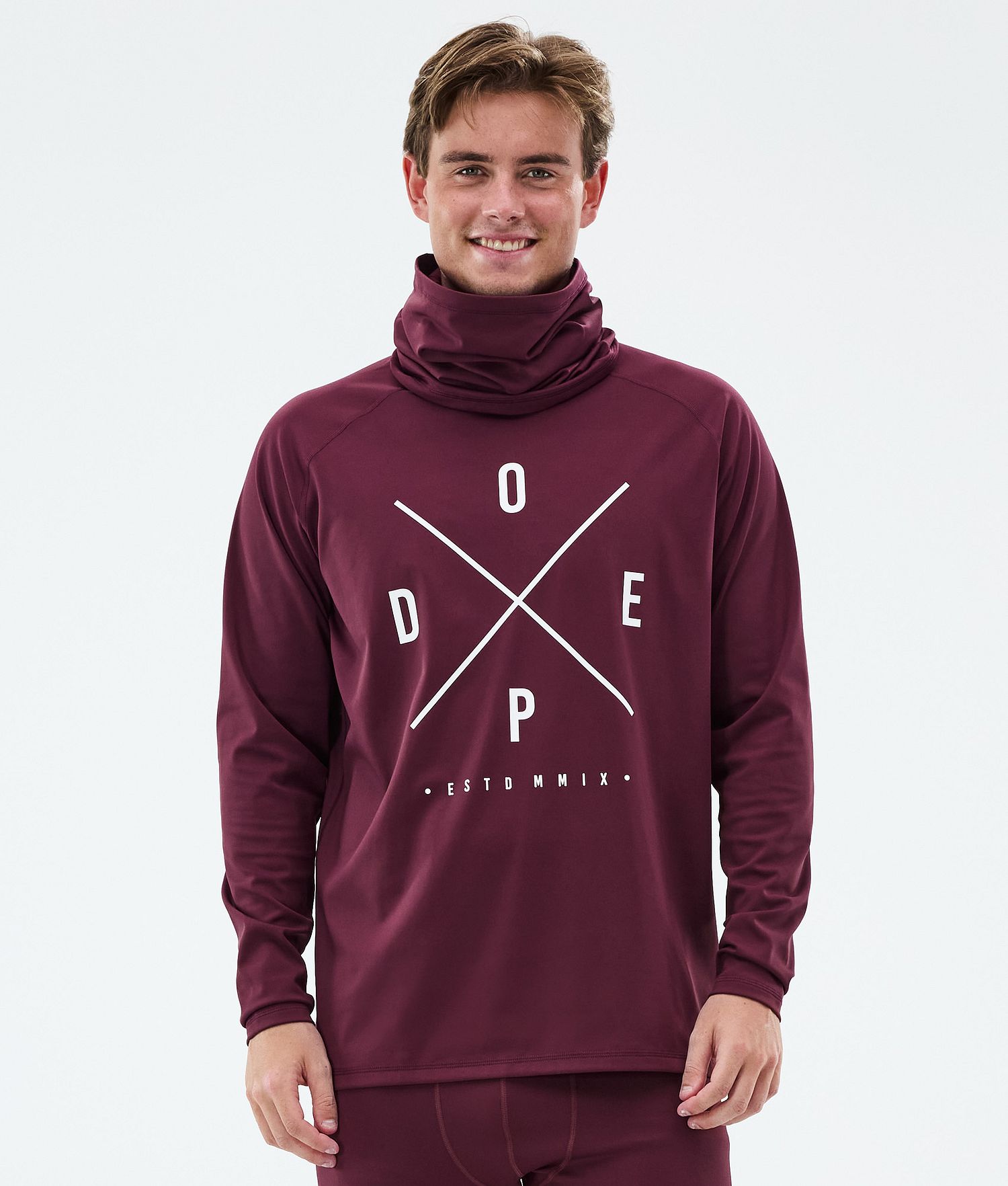 Dope Snuggle Base Layer Top Homme 2X-Up Bordeau Dope Snuggle Base Layer Top Homme 2X-Up Bordeau