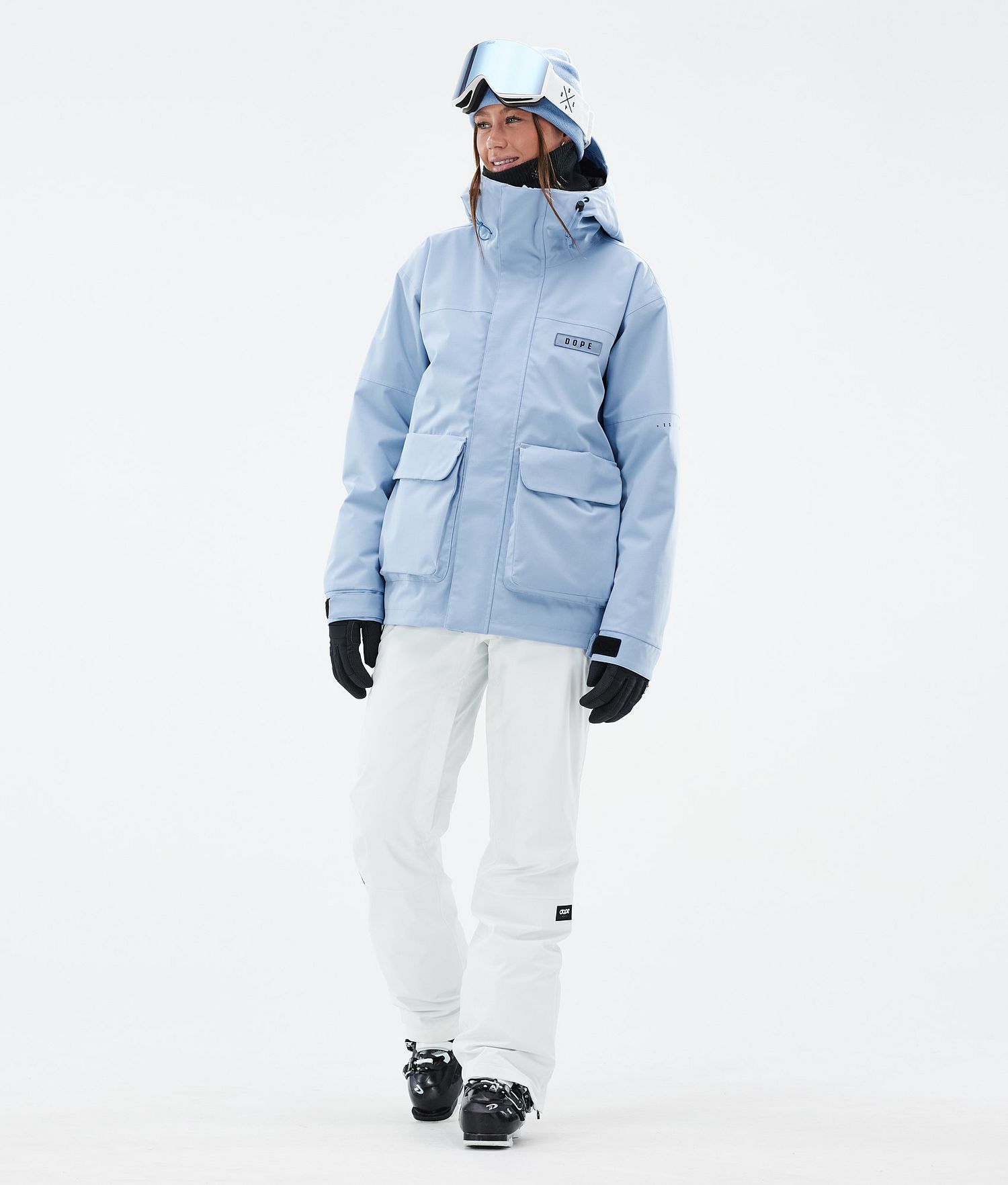 Pantalons de ski Dope Con Femme Whitish