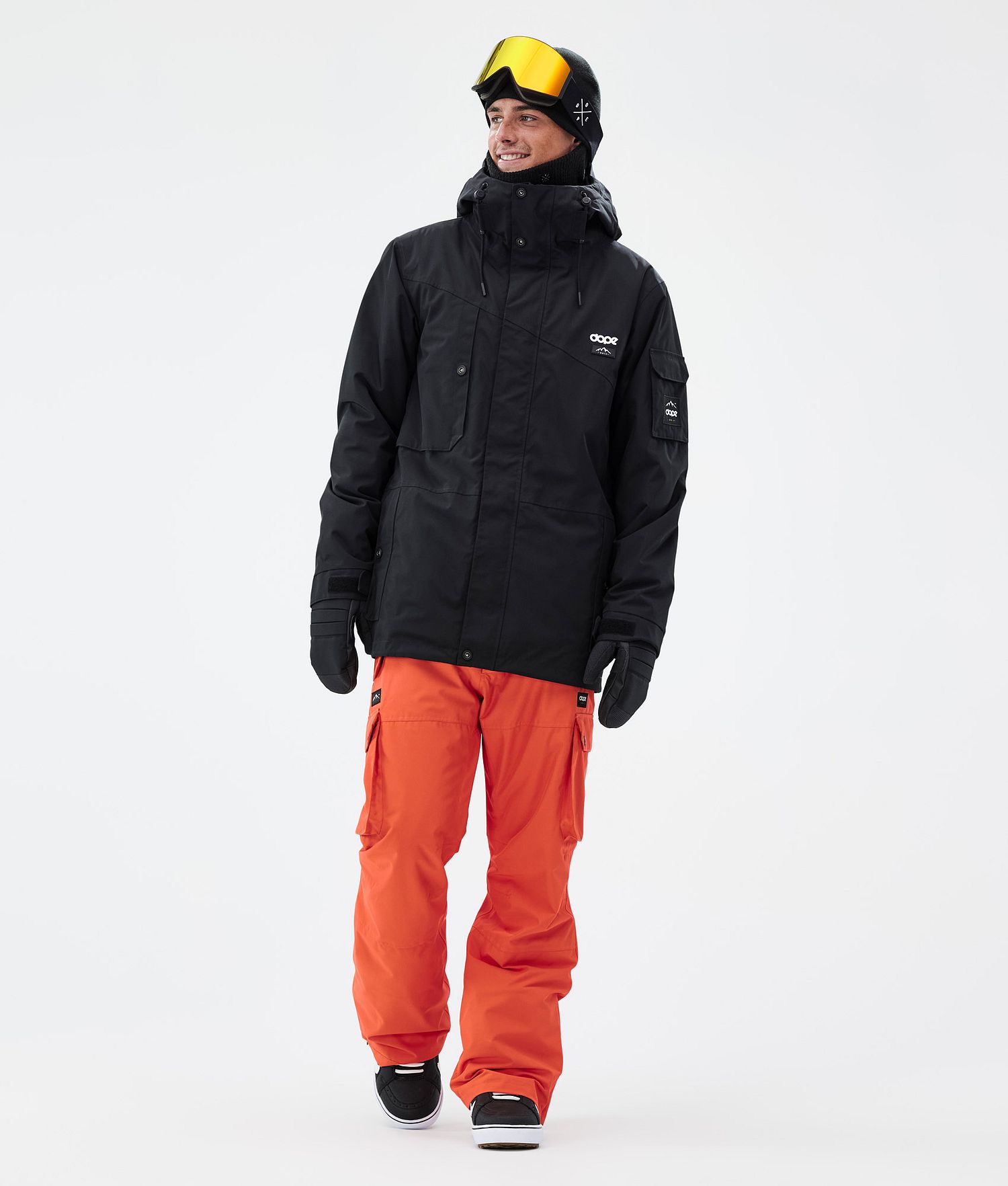 Pantalons de snowboard iconiques Dope homme Orange