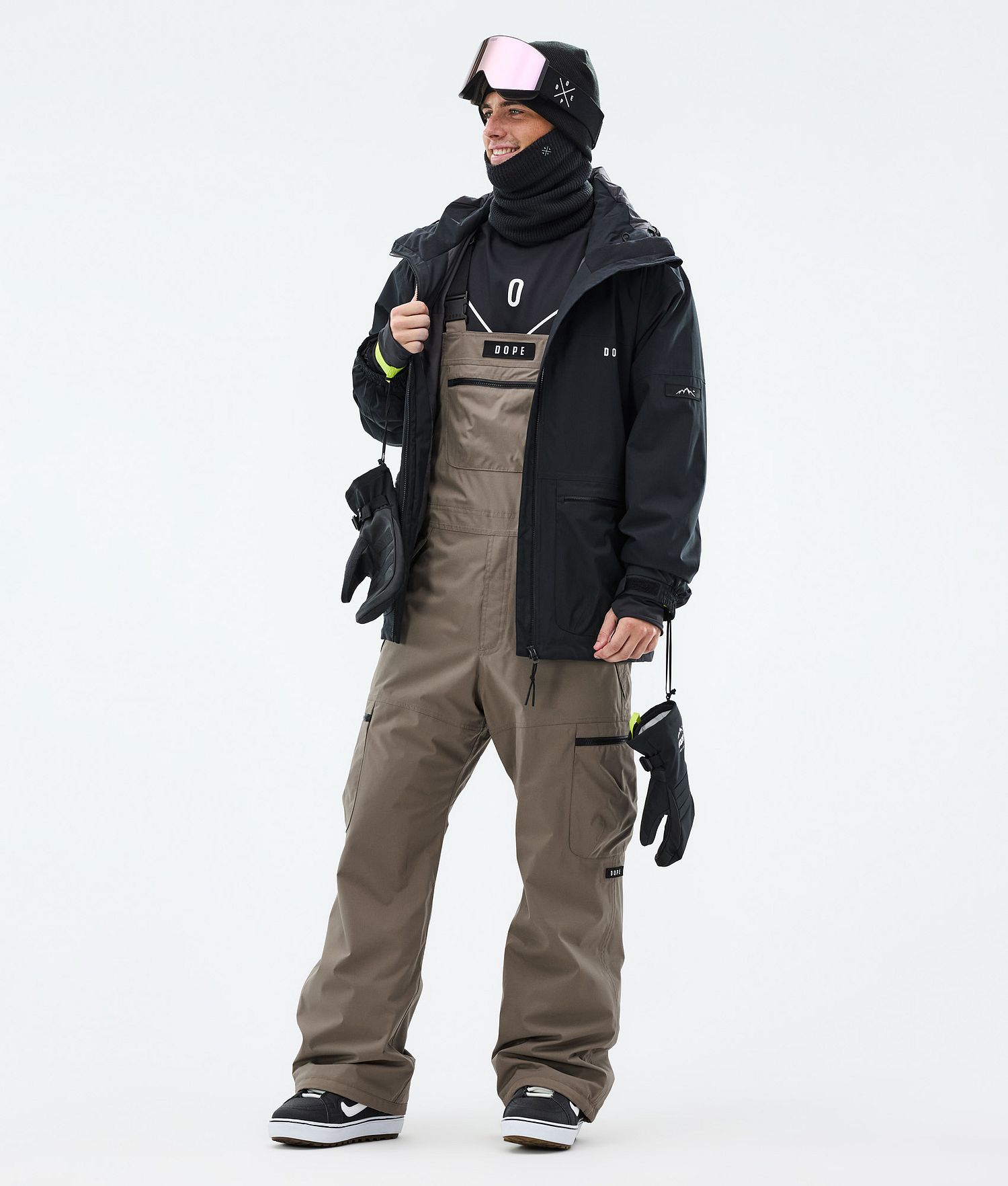 Pantalons de snowboard Dope Vertex Homme Marron