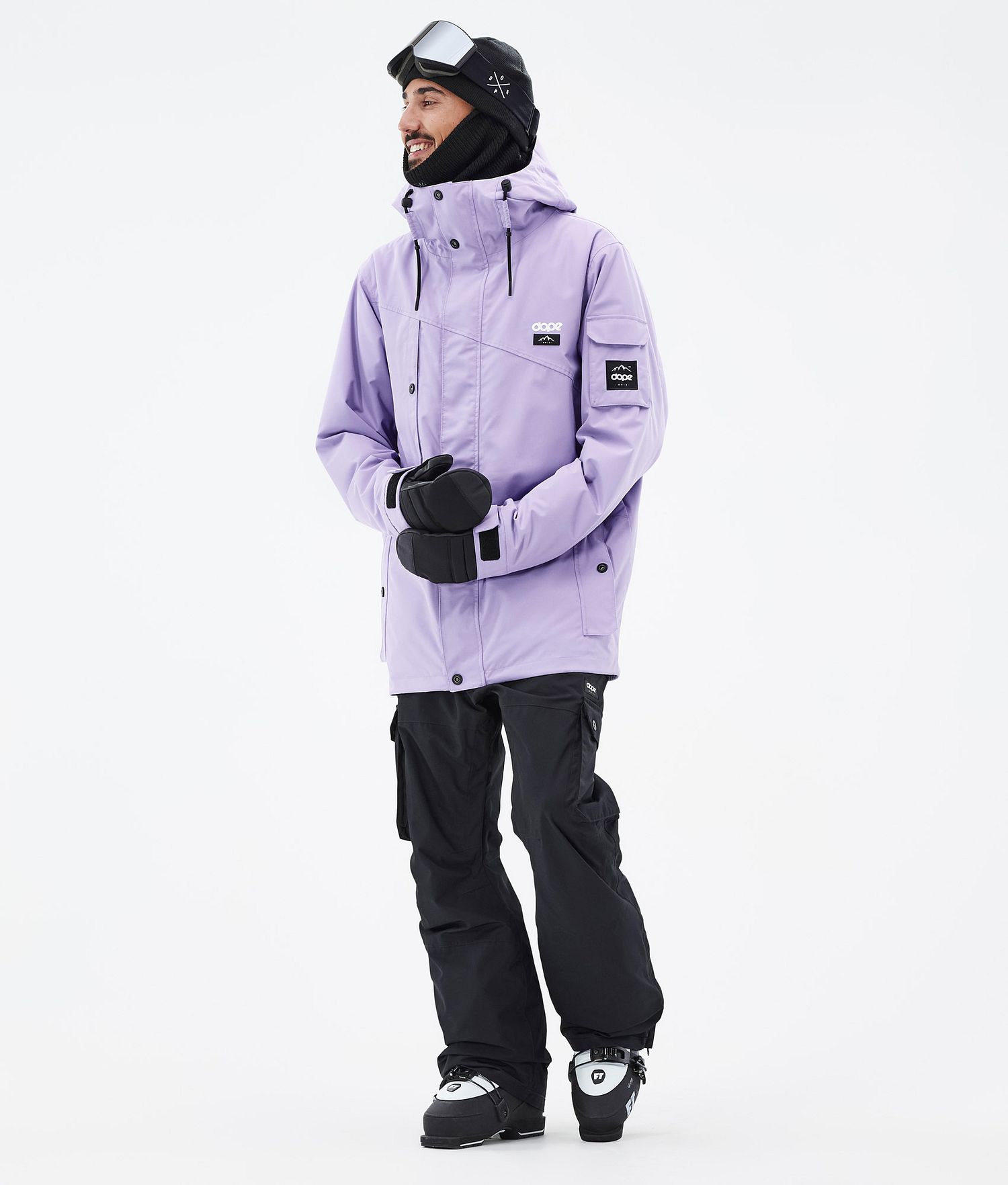 Ensemble de ski Dope Adept pour homme couleur violette délavée/noir total