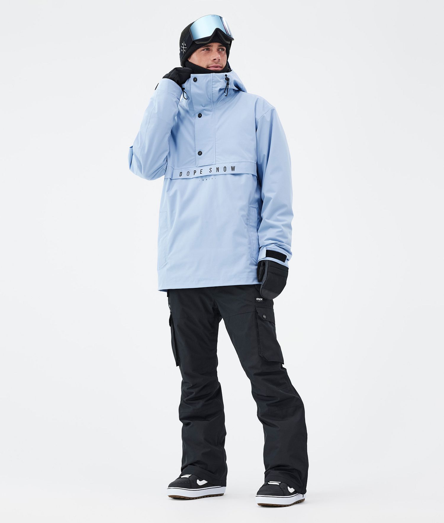 Combinaison de snowboard Dope Legacy pour homme bleu clair/noir total