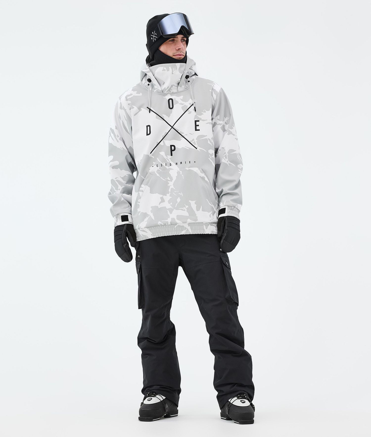 Dope Yeti Ski Jacket Homme 2X-Up Gris Camo