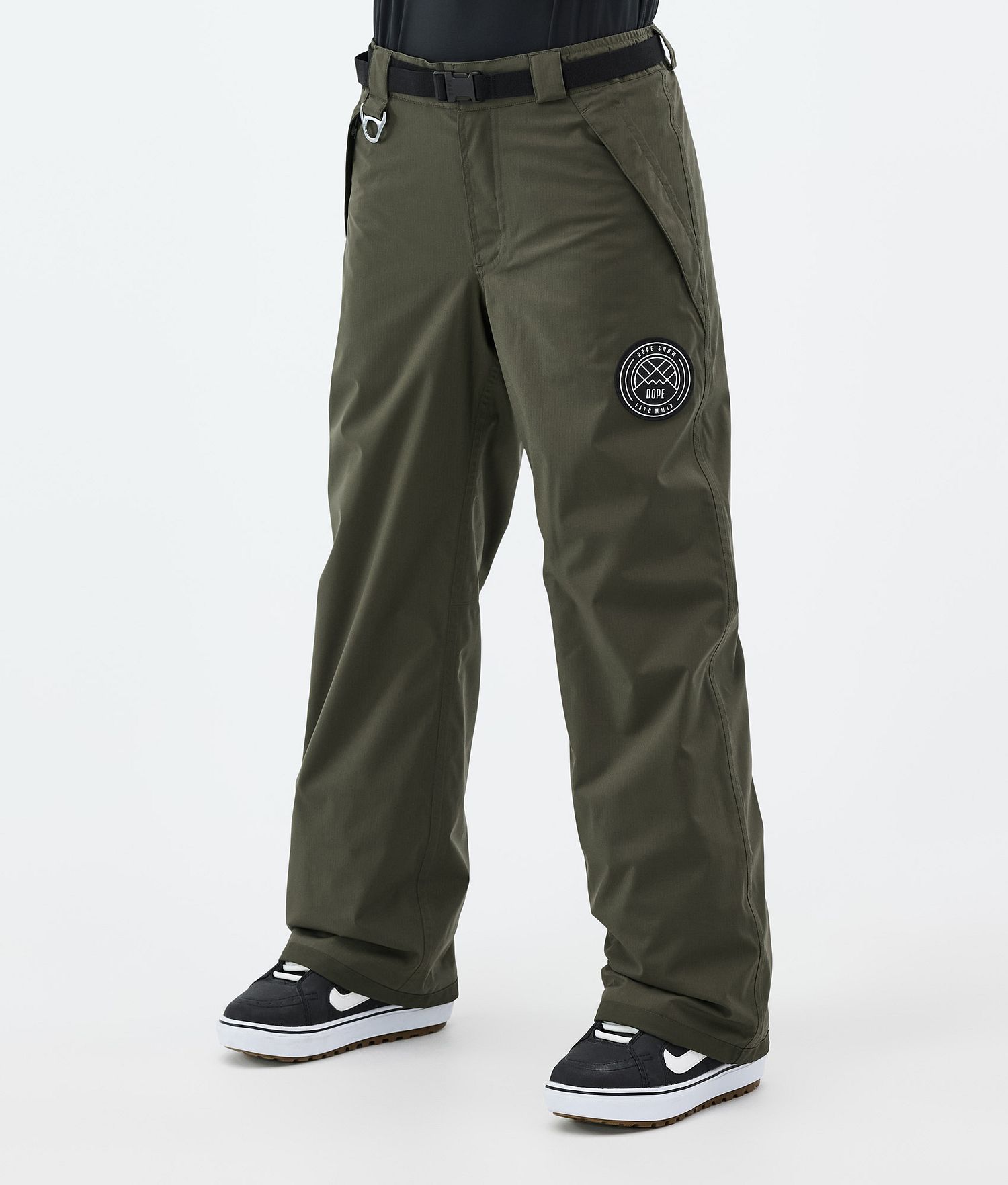 Pantalons de snowboard Dope Blizzard W Femme Olive Vert
