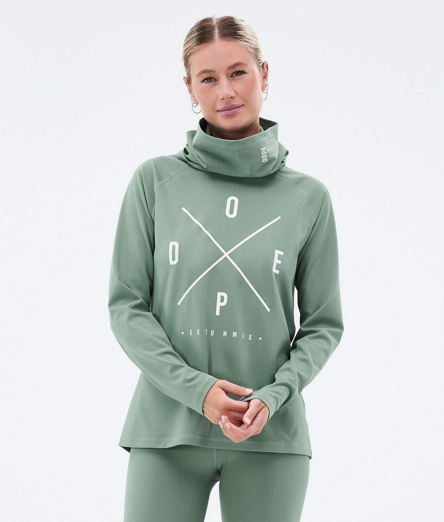 Dope Snuggle W Base Layer Top Femme 2X-Up Vert Foncé Dope Snuggle W Base Layer Top Femme 2X-Up Vert Foncé