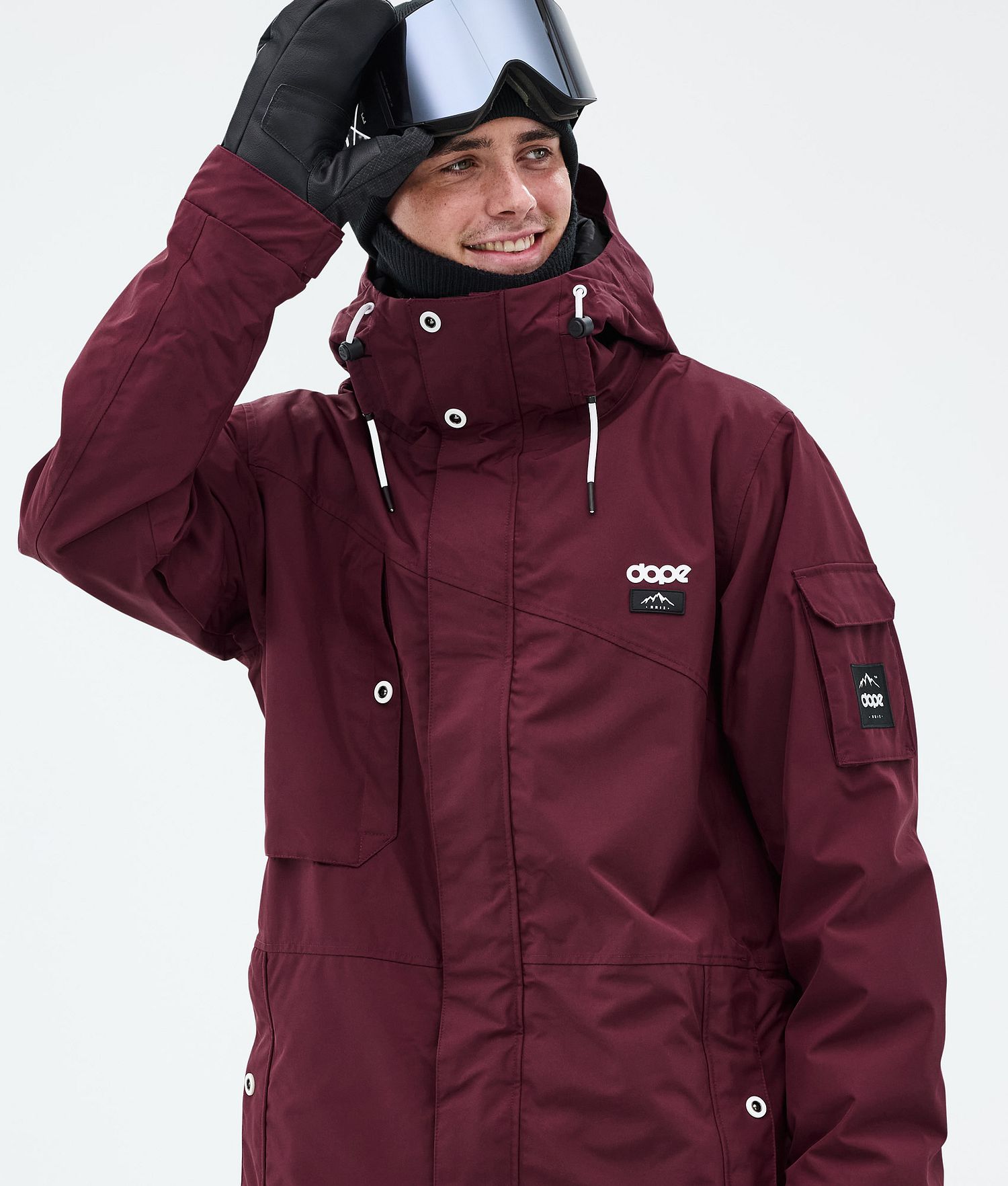 Dope Adept Veste de Snowboard Homme Bourgogne
