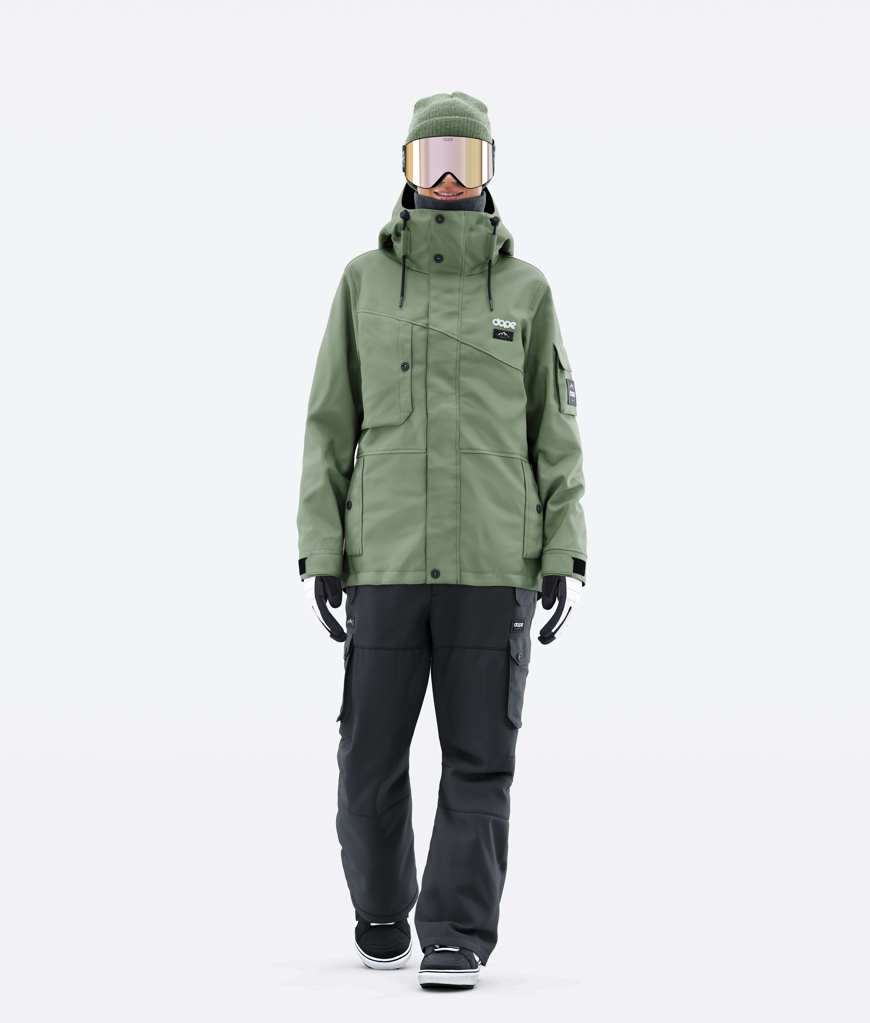 Ensemble de snowboard Dope Adept W Femme Vert/Noir