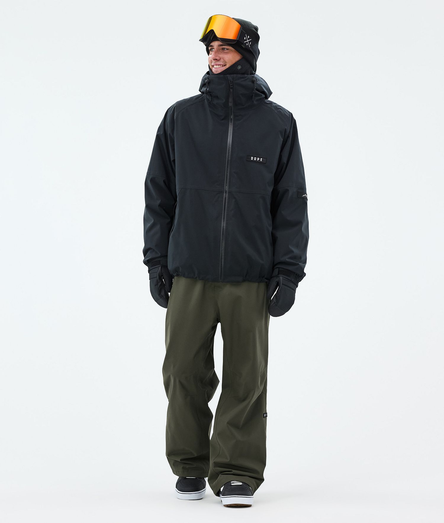 Pantalons de snowboard Dope Big pour homme olive
