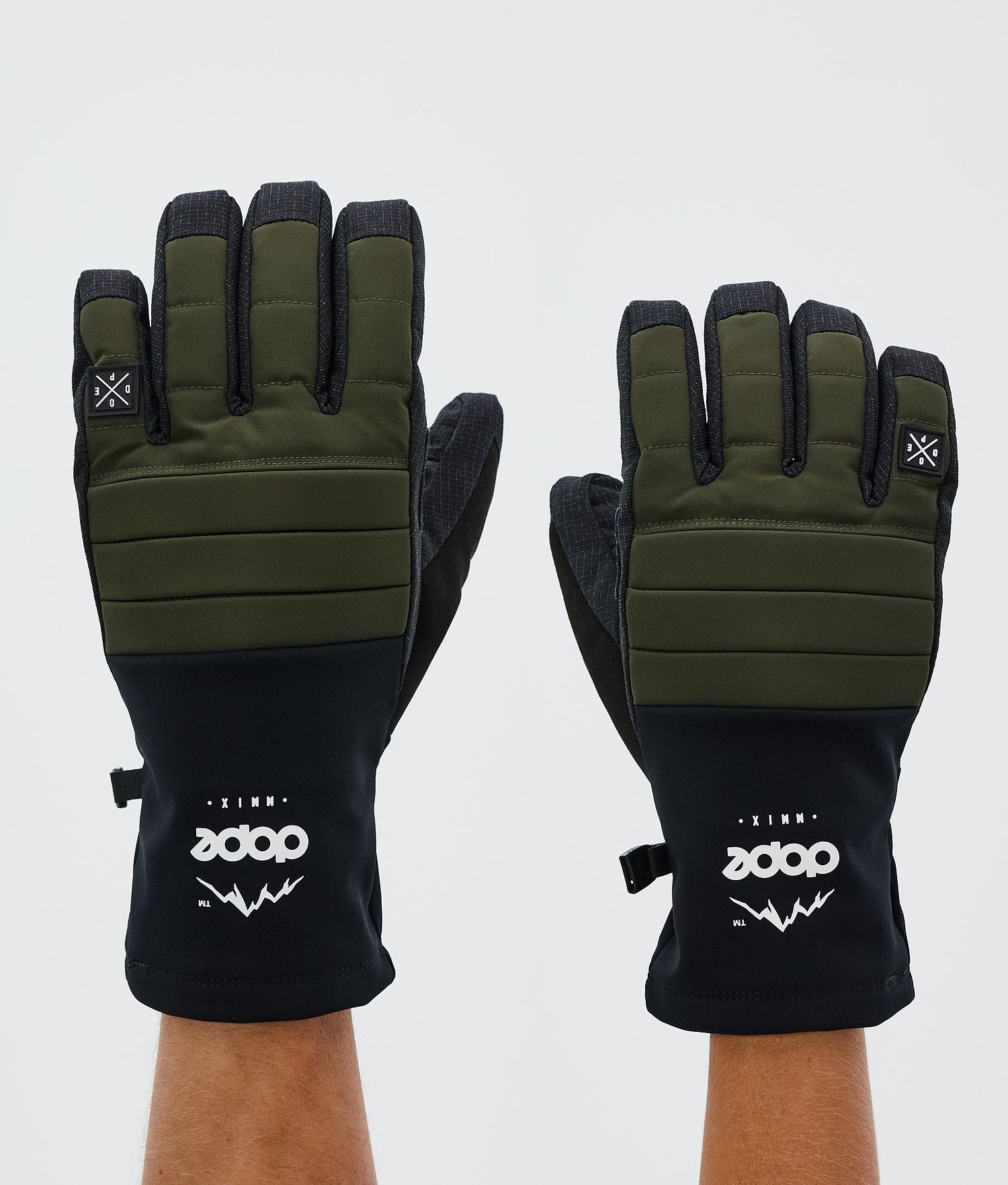 Gants de ski Dope Ace 24 Olive Green