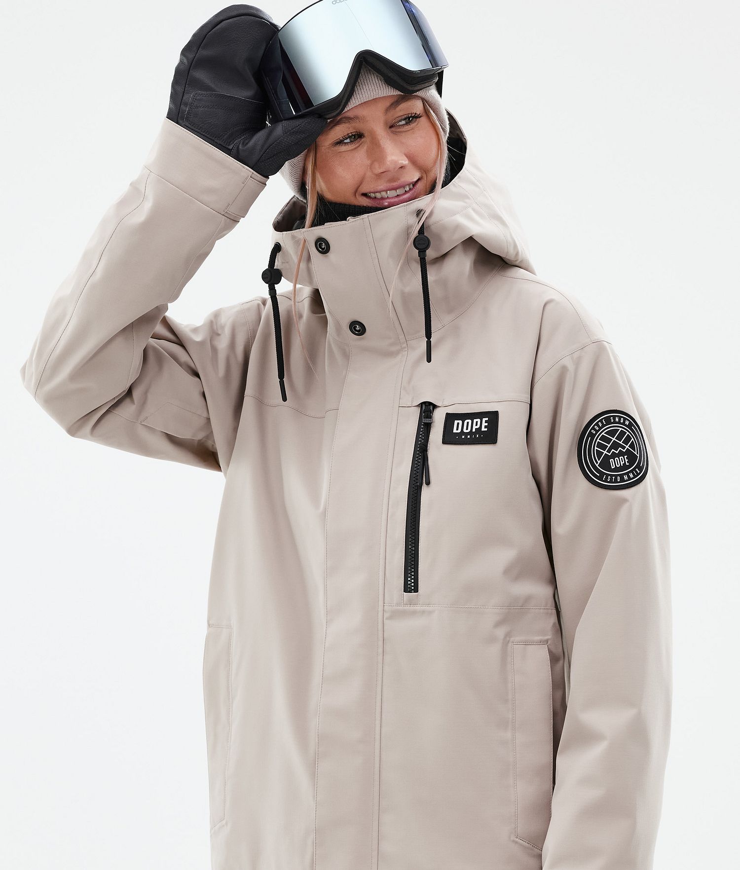 Dope Blizzard W Full Zip 24 Jacket de Ski Femme Sable