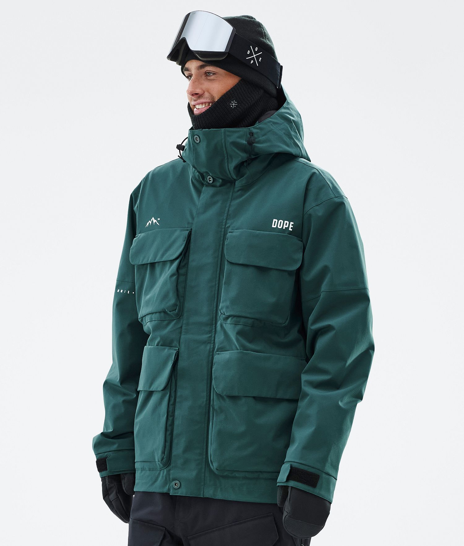 Dope Zenith Veste de Ski Homme Vert Bouteille