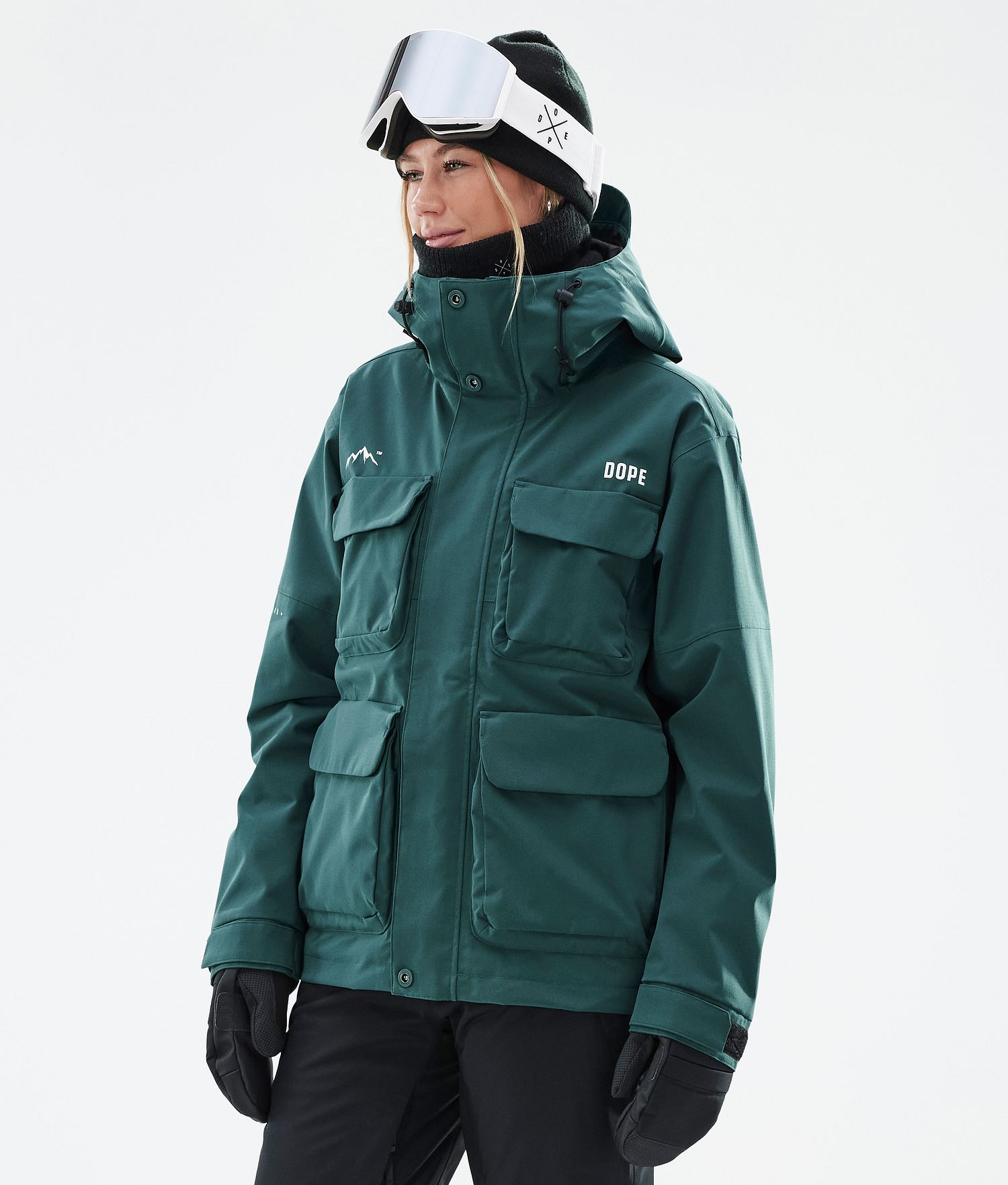 Dope Zenith W Snowboard Jacket Femme Vert Bouteille