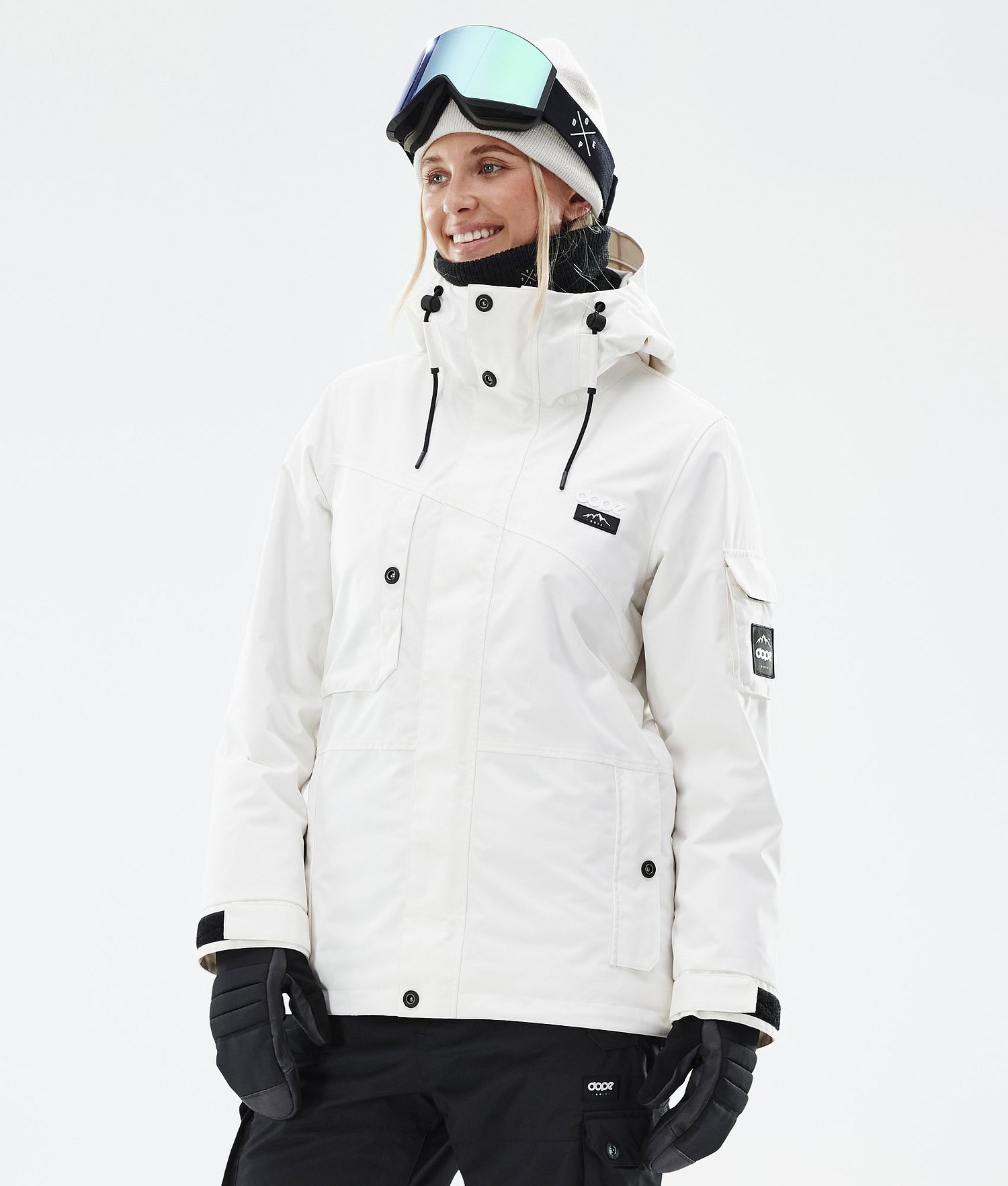 Dope Adept W Snowboard Jacket Femme Old White